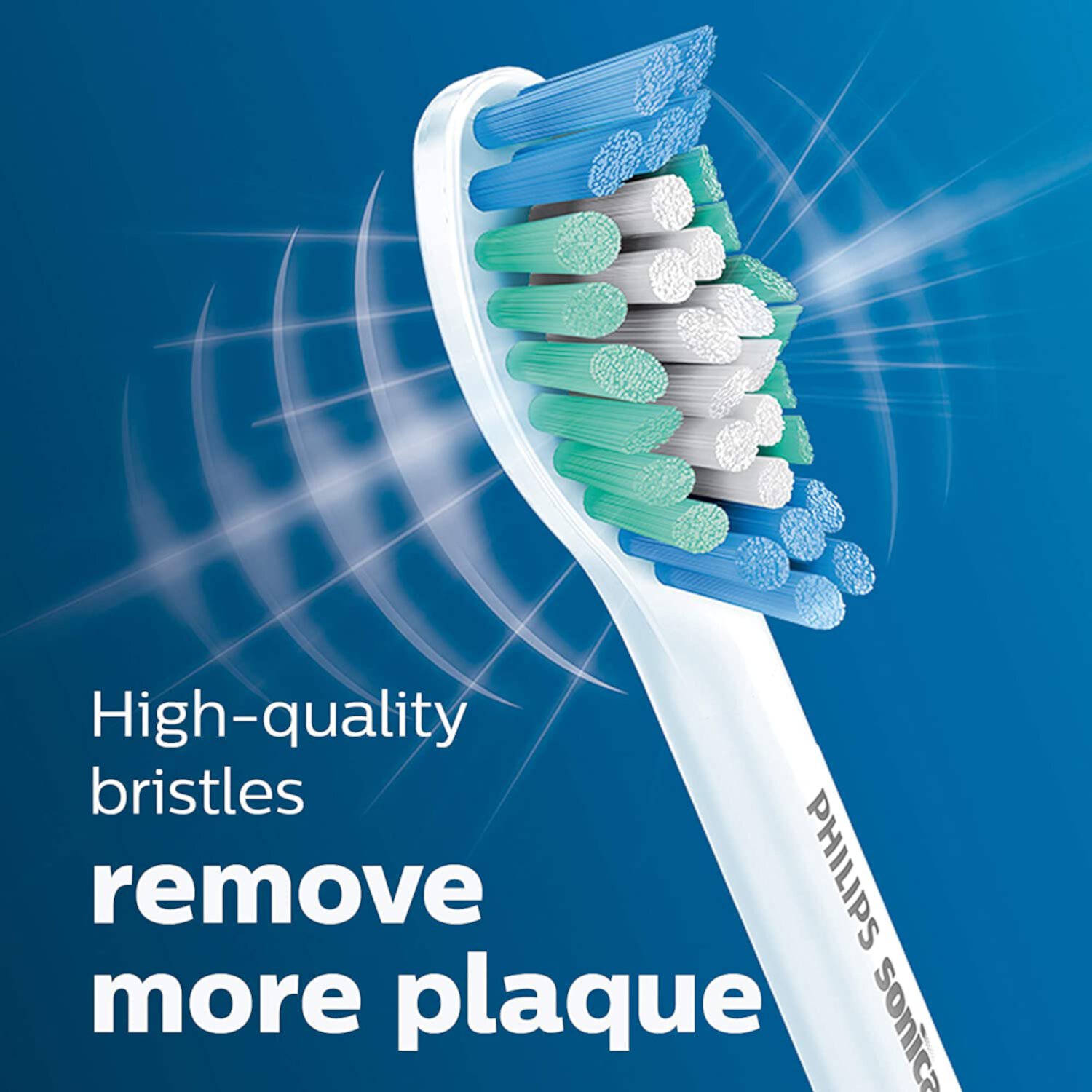 PhilipSonicare Genuine SimplyClean Replacement Toothbrush Heads, 5 Brush Heads, White, HX6015/03 Compatible