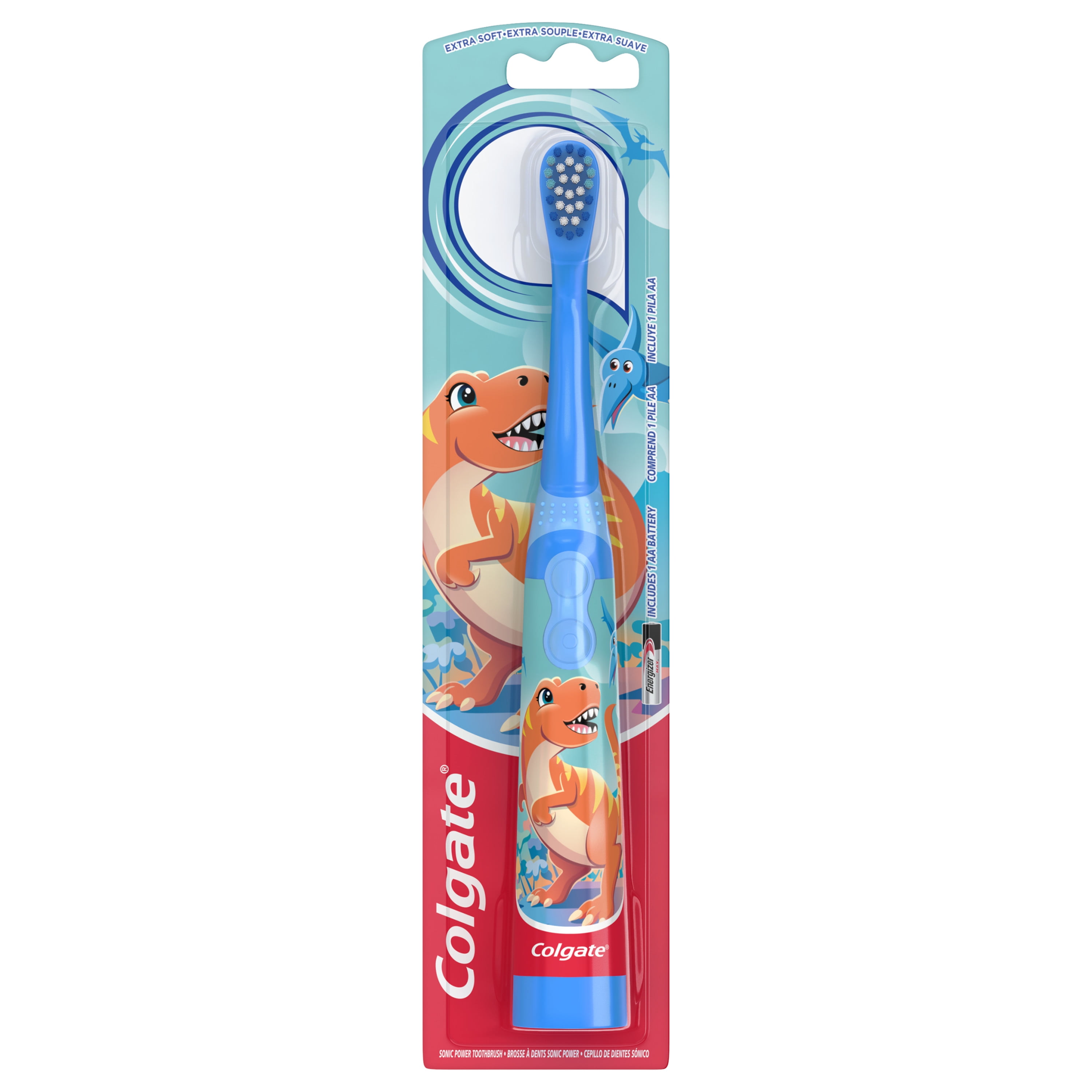 Colgate Kids Battery Toothbrush For Ages 3+, Mermaid, 1 Pack Colgate