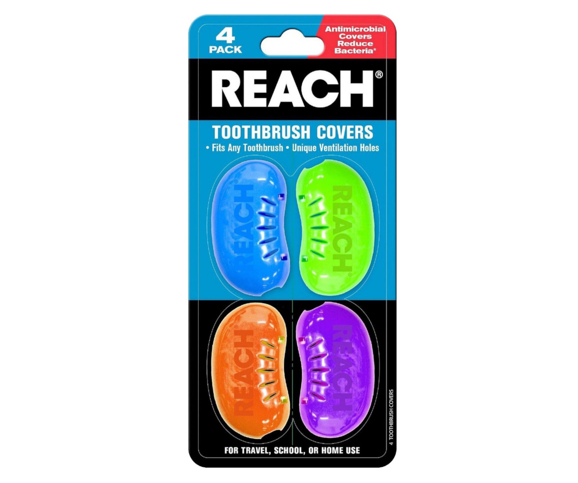 REACH Dr. Fresh Toothbrush Covers - 4 pieces per pack Reach