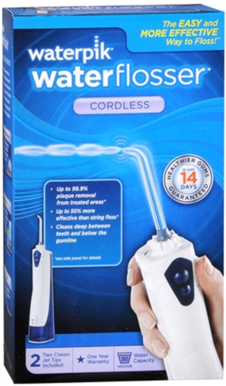 Waterpik Cordless Dental Water Jet WP-360W 1 Each (Pack of 2) Waterpik