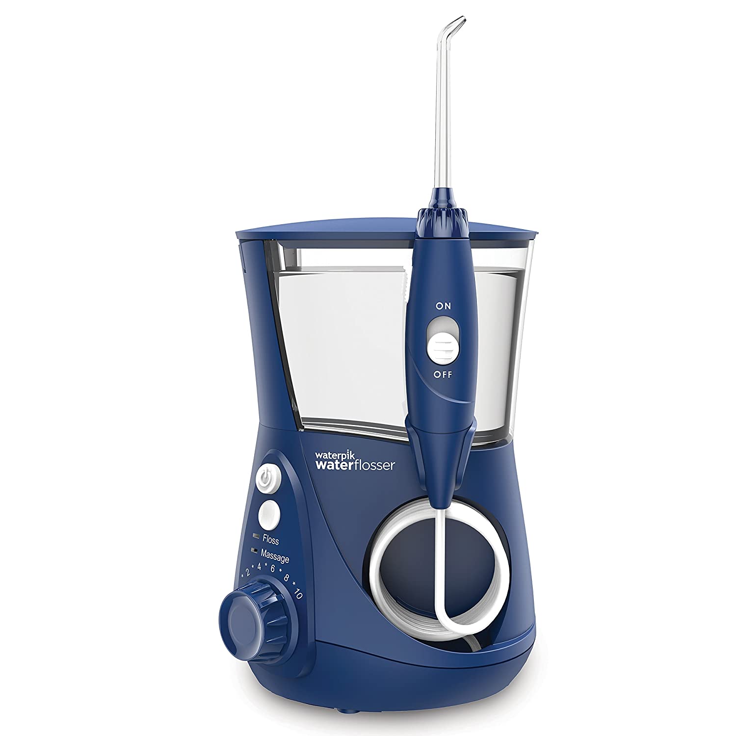 Waterpik Water Flosser Electric Dental Countertop Professional Oral Irrigator For Teeth, Aquarius, WP-663 Blue Waterpik