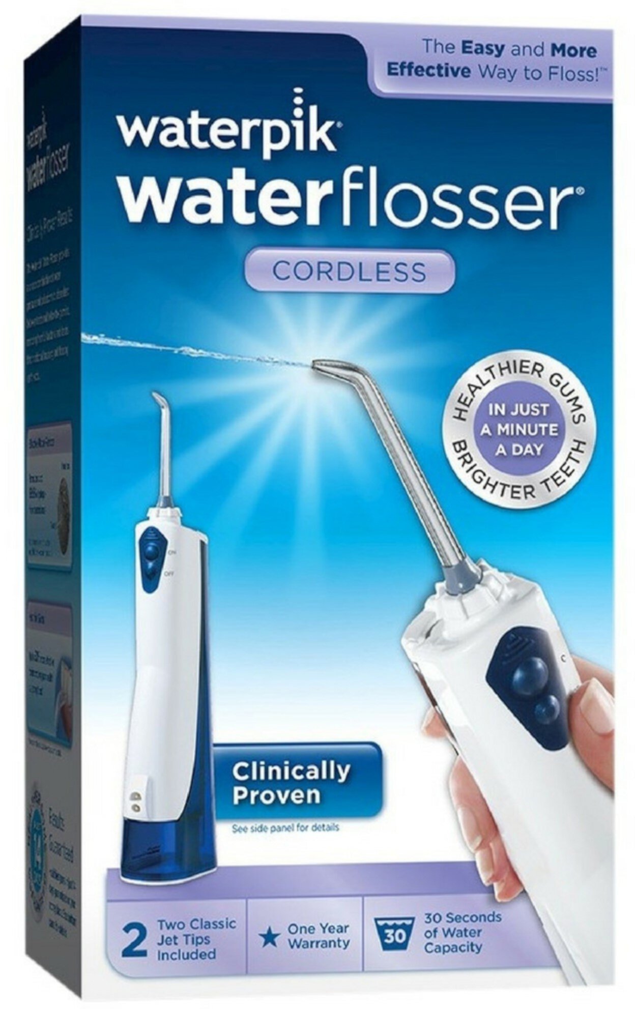 Waterpik Cordless Dental Water Jet WP-360W 1 Each (Pack of 4) Waterpik