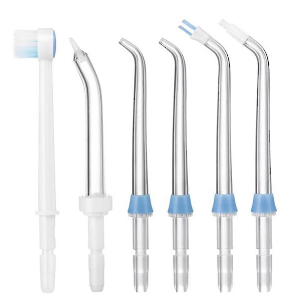 6pcs/set Replacement Tips For Waterpik Water Flosser Classic Tips Waterpik" Replacement Parts And Other Oral Irrigators ZHONGYULI