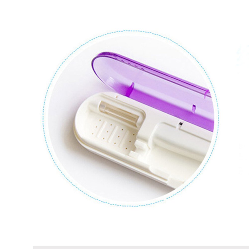 Uv Light Toothbrush Sanitizer Disinfector Electric Sterilizer Disinfection Box Disinfectant Travel CowanMic