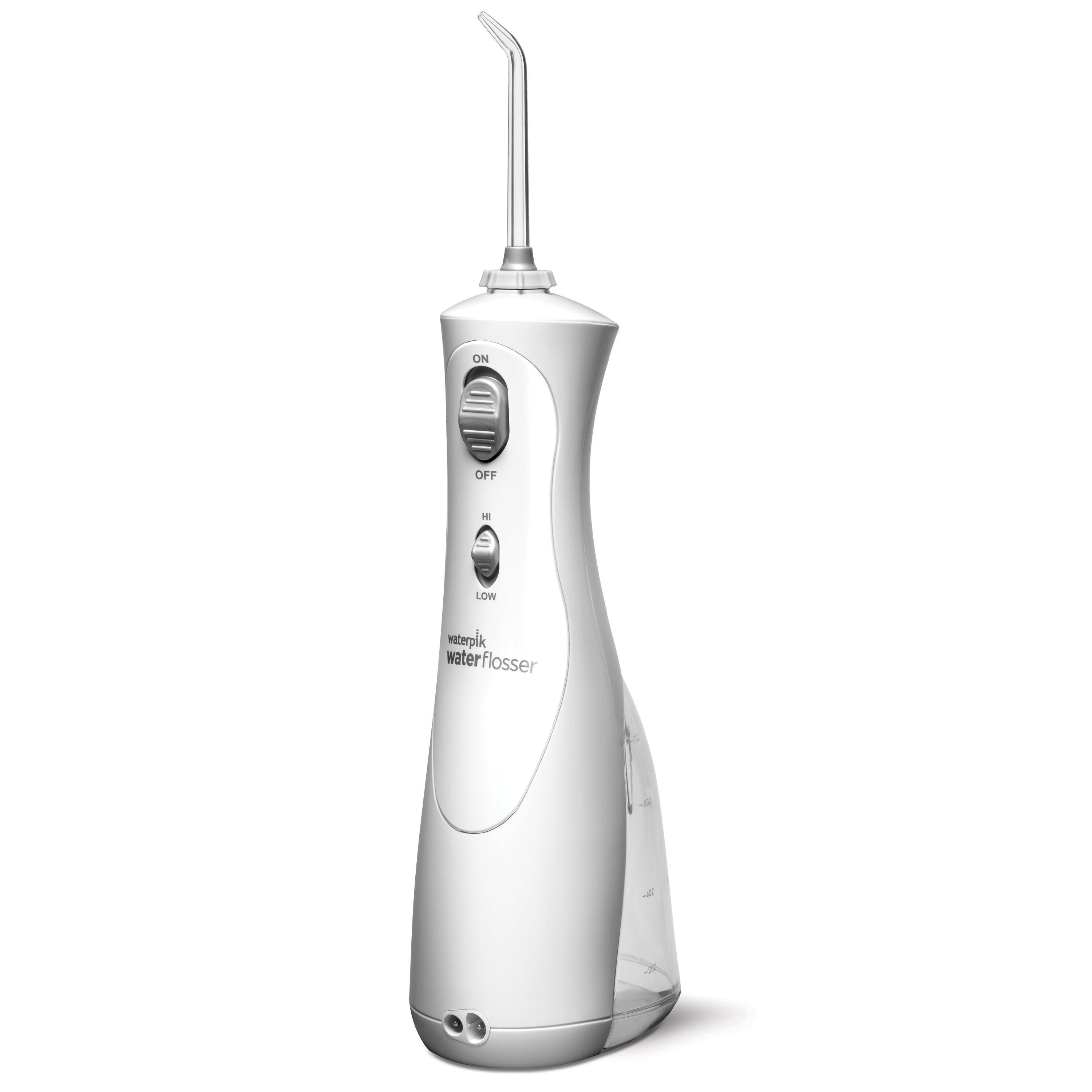 Waterpik Cordless Plus Portable Water Flosser Oral Irrigator, White Waterpik