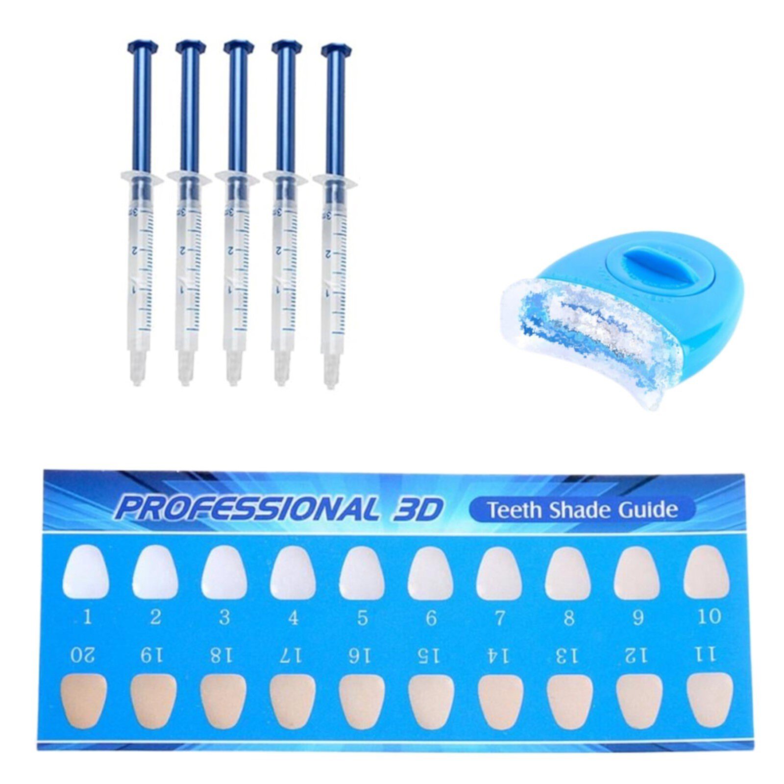 Hot Sale Tooth care 100ML Home Teeth Kit 44% Peroxide Bleaching System With Oral Gel LED Light And Custom Trays For Maximum Whiteness And Comfort ANGUYU