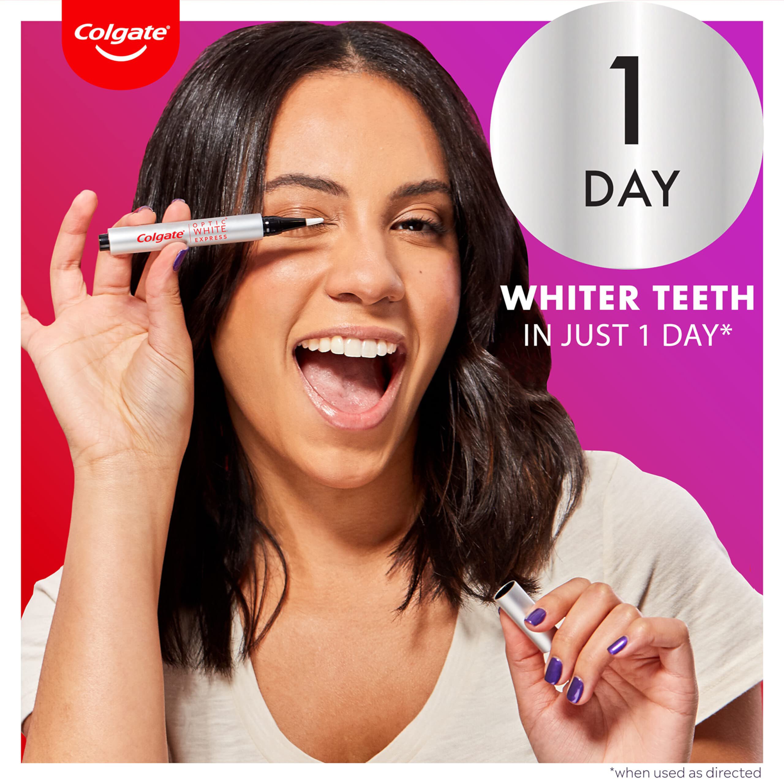 Colgate Optic White Express Teeth Whitening Pen With 35 Treatments, Enamel Safe, Designed For No Tooth Sensitivity, 0.08 Oz. Visit the Colgate Store