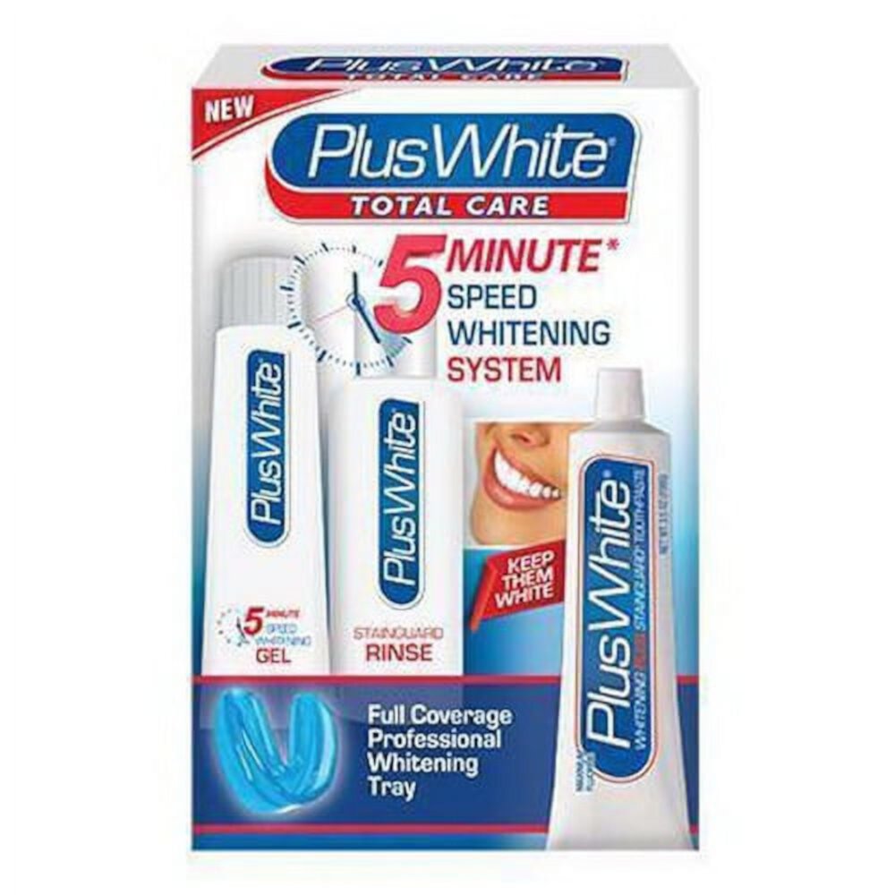 Plus White 5 Minute Premiere Dental Whitening Gel And Rinse Kit - 1 Ea Plus White