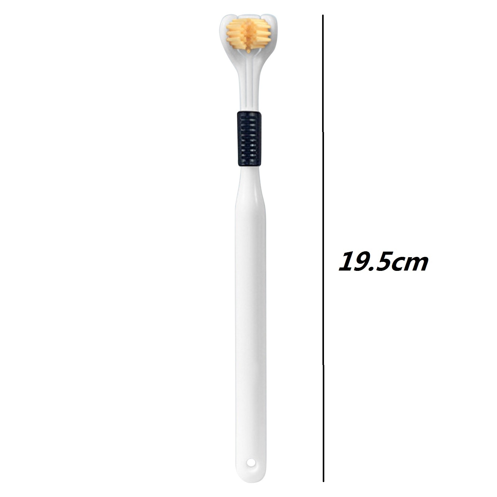 Flash Deals! Zainafacai Toothbrush Three Head Toothbrush V Shaped Wrapped Brush Head Pp Bathroom Accessories Clearance! Zainafacai