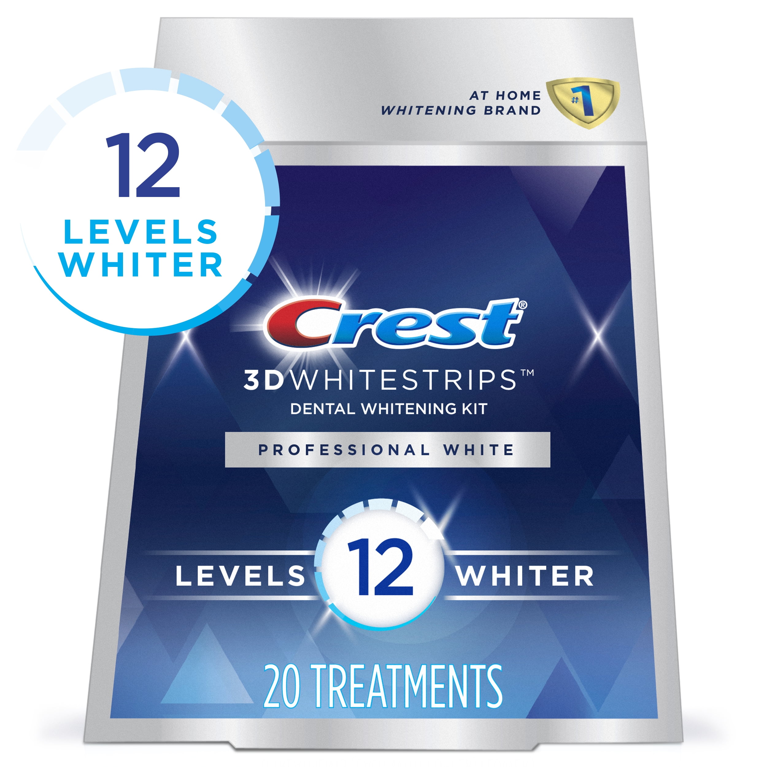 Crest 3D Whitestrips Professional White Teeth Whitening Kit 40 Strips Crest