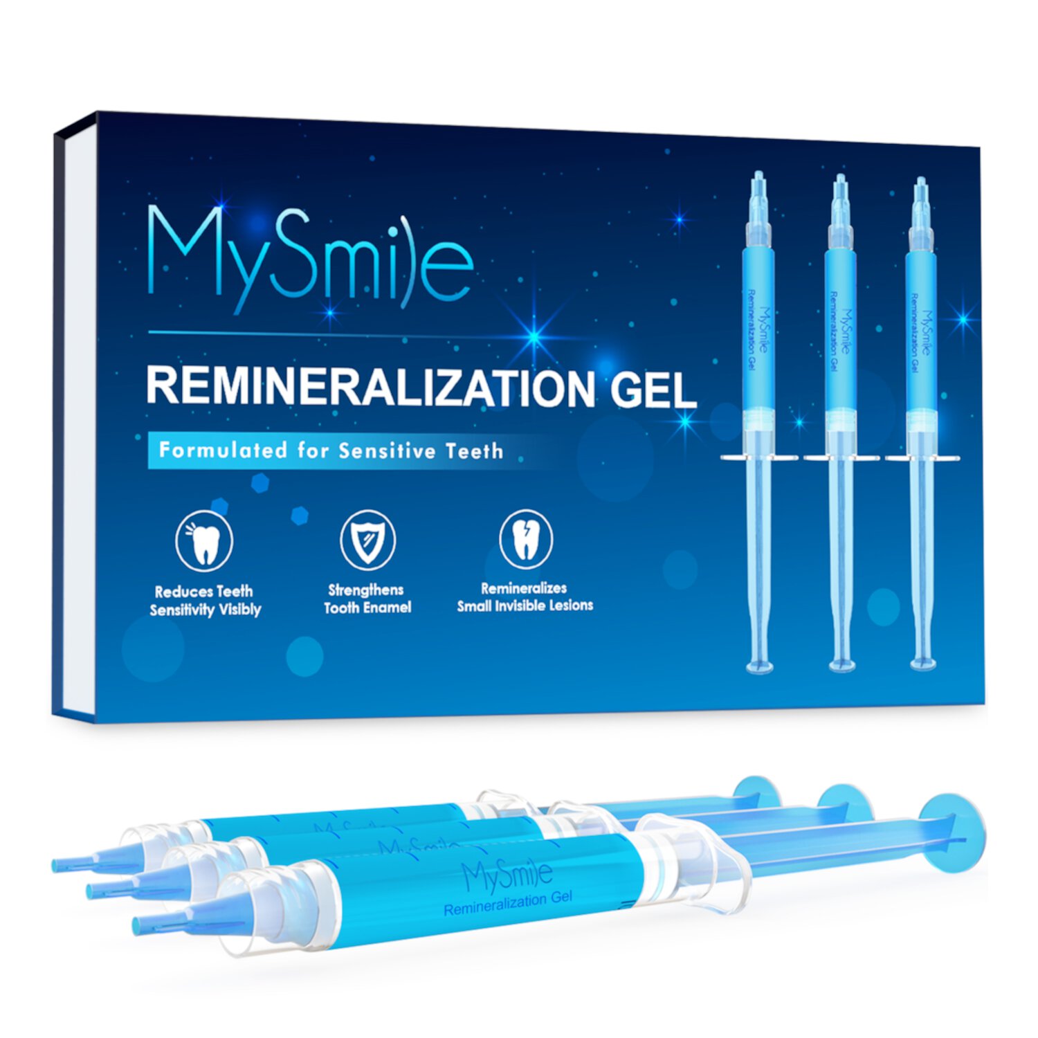 MySmile 3ML*3PC Remineralization Gel Teeth Desensitizing Gel Relieve Sensitivity after Teeth Whitening Treatment MySmile