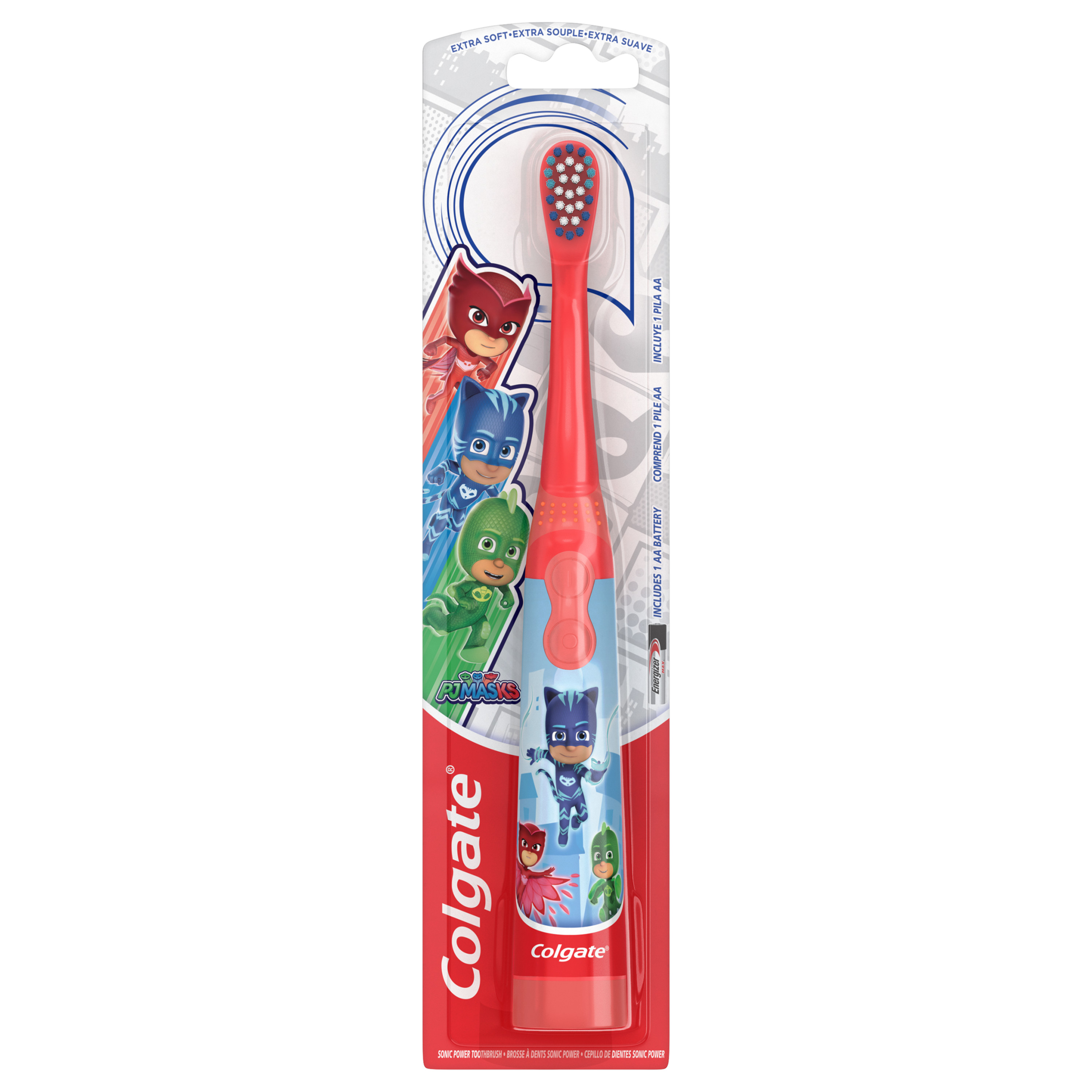 Colgate Kids Sonic Powered Toothbrush, PJ Masks Colgate