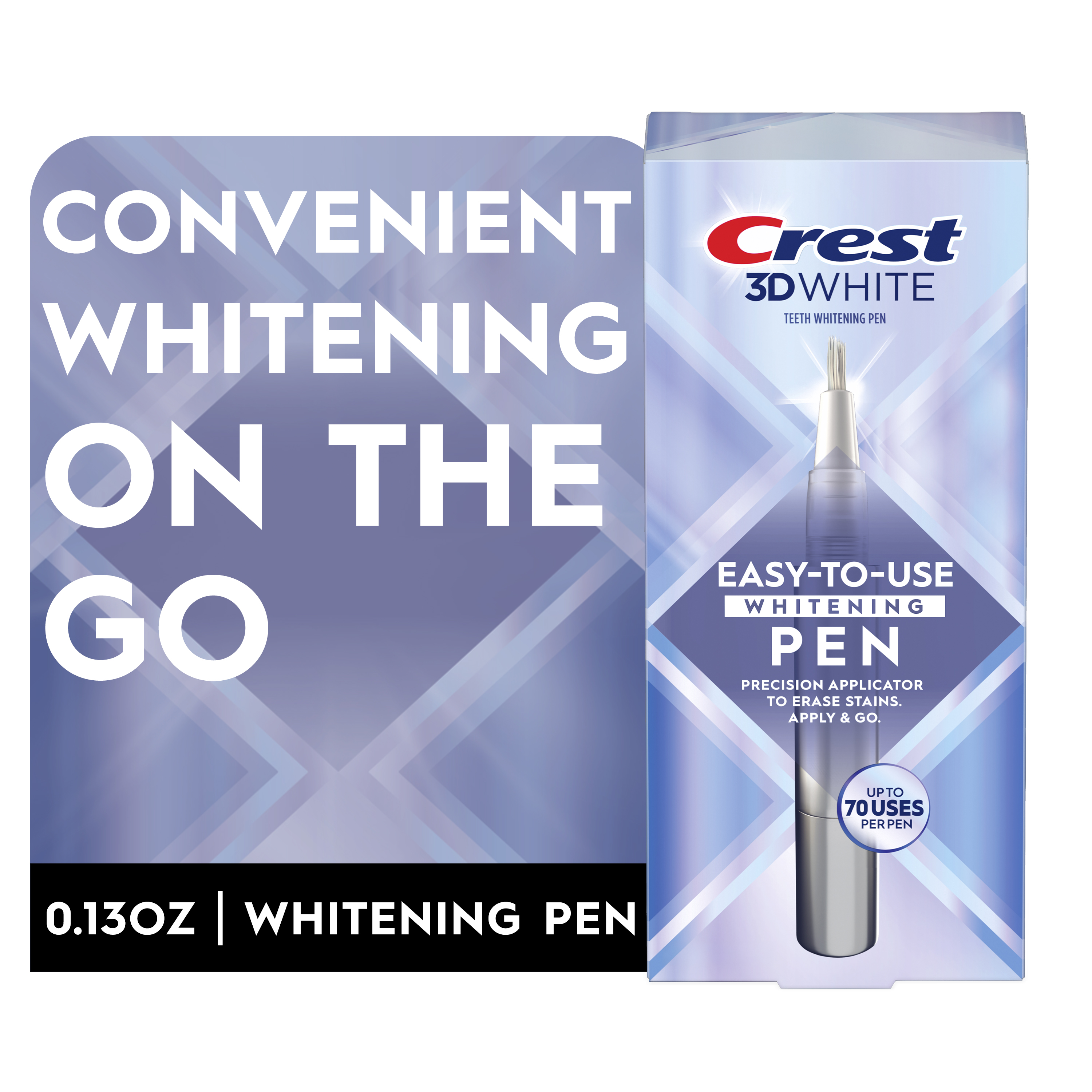 Crest 3DWhite Easy-To-Use Whitening Gel Pen, 1 Count Crest