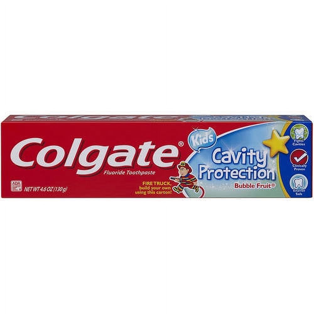 Colgate Kids Toothpaste Cavity Protection, Bubble Fruit, 4.6 ounces Visit the Colgate Store