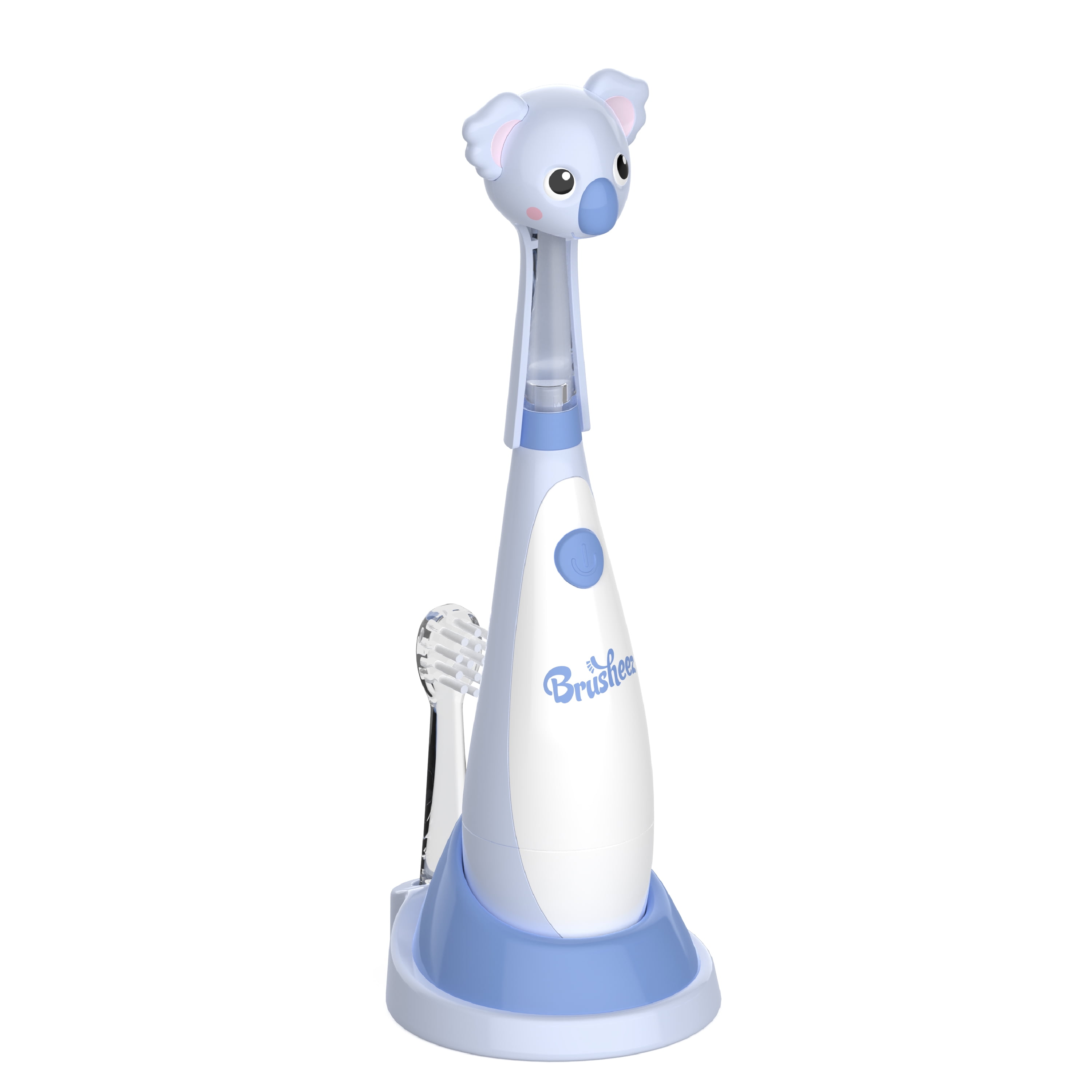 Little Brusheez® Toddlers’ Sonic Toothbrush - Safe & Gentle Toothbrush for Ages 1-3 with Built-In, Light-Up 2-Minute Timer, Extra Brush Head, & Storage Base for First-Time Brushers (Lucky the Unicorn) Brusheez