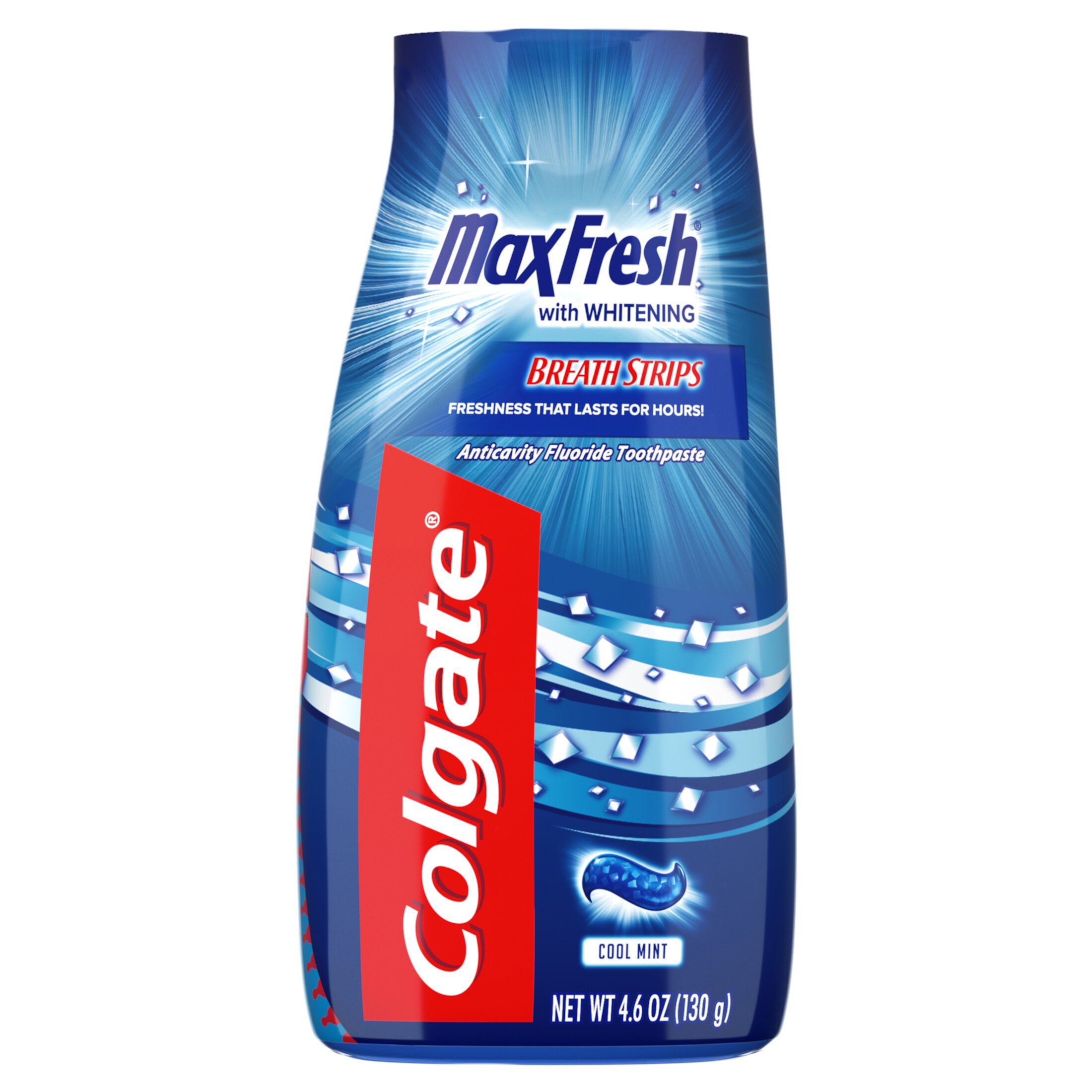 Colgate Max Fresh Liquid Gel 2-in-1 Toothpaste and Mouthwash, Cool Mint, 4.6 oz - 2 Pack Colgate