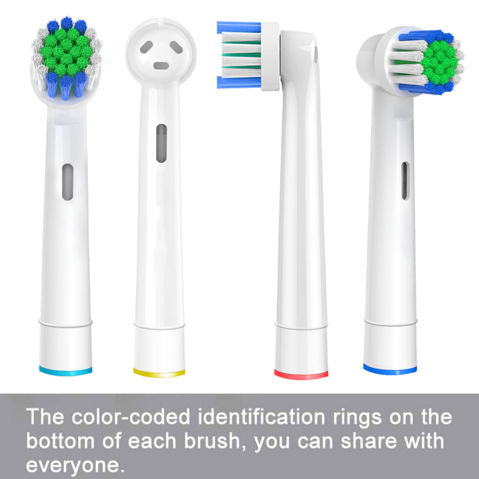 Genkent Electric Toothbrush Replacement Heads 20 Pcs Compitable with Oral B, 4 Count Visit the GENKENT Store