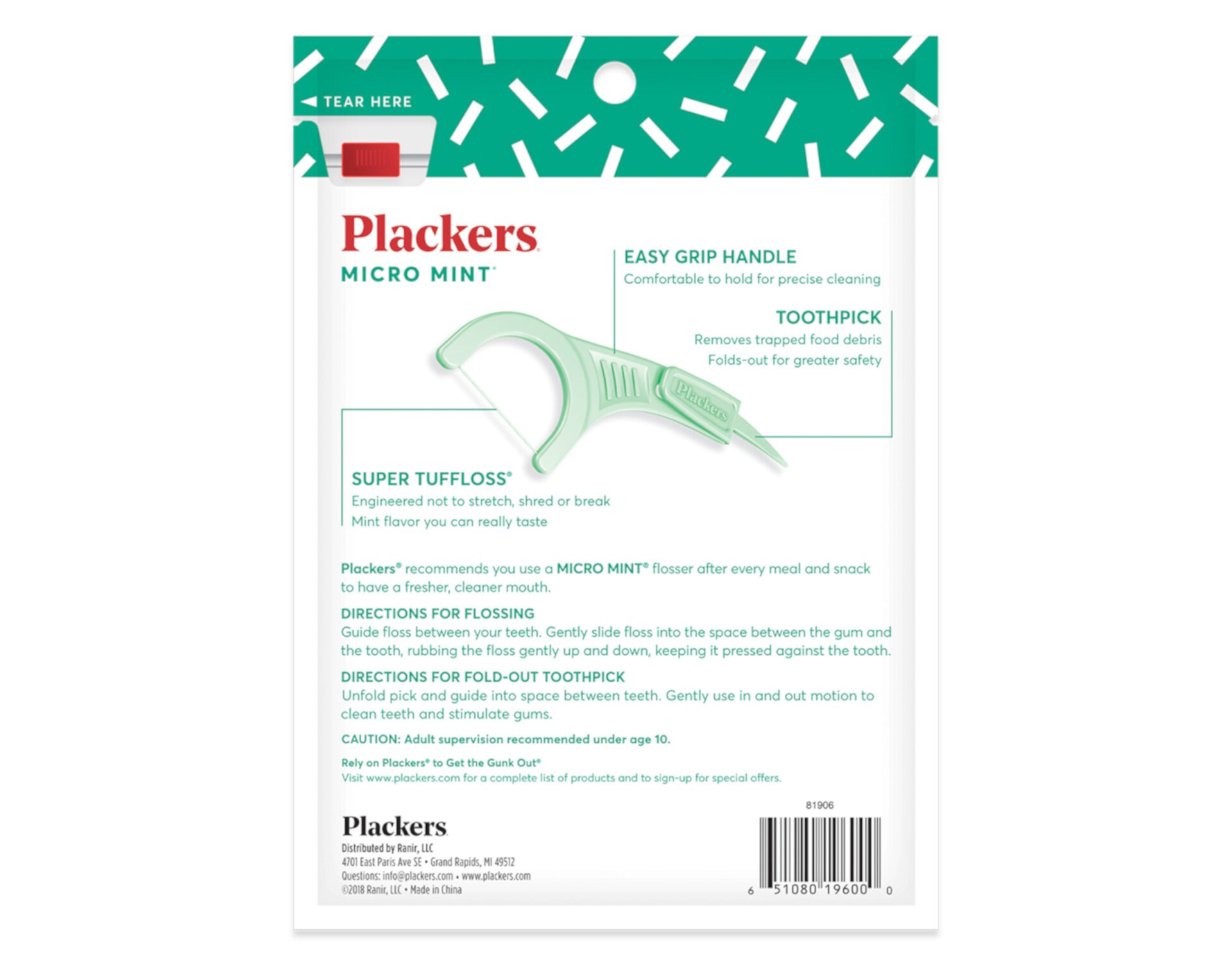 Plackers Micro Mint Protect & Freshens Breath Dental Pick 90 ct, 12-Pack Visit the Plackers Store