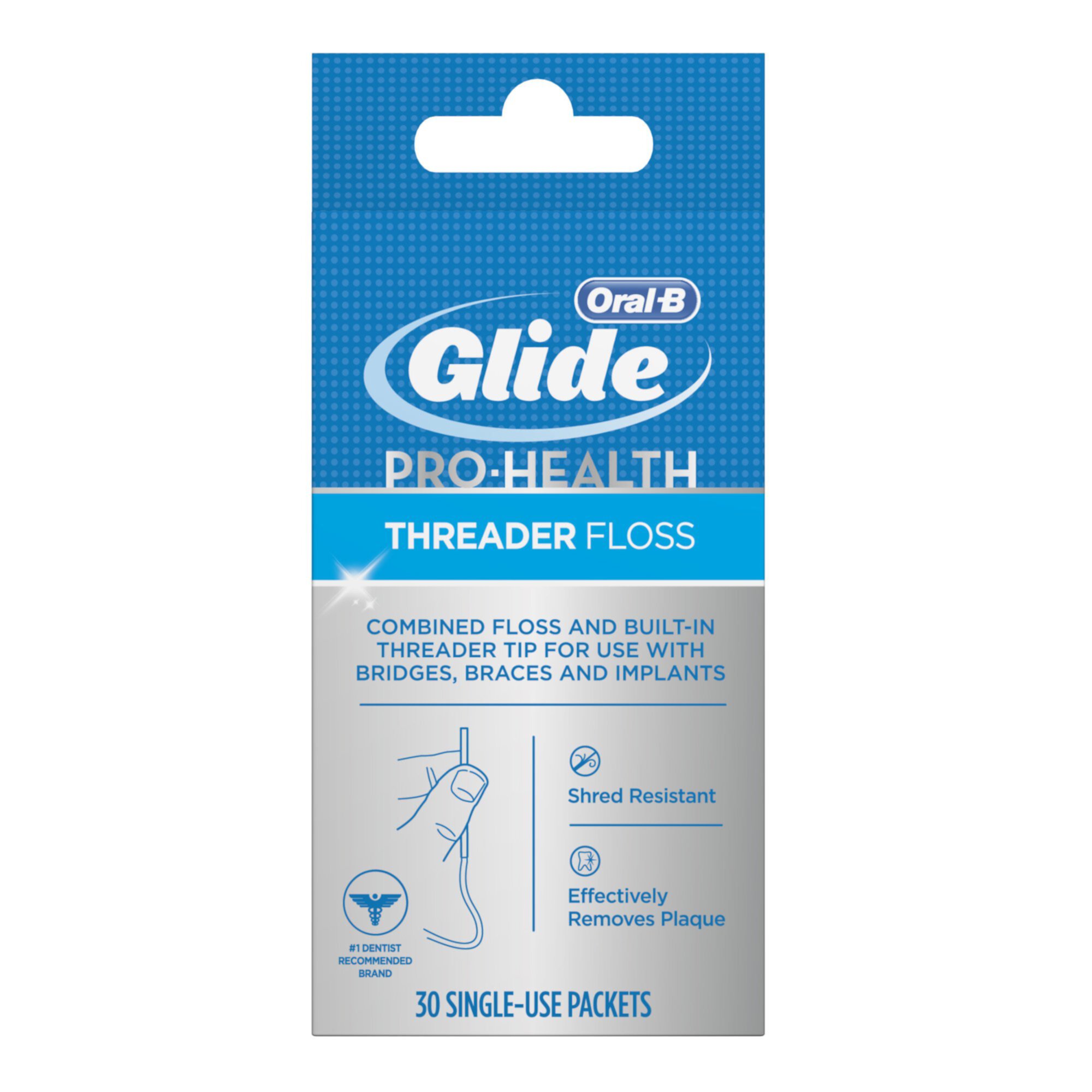 Oral-B Glide Pro-Health Dental Floss Threaders For Braces, 30 Count Visit the Oral-B Store