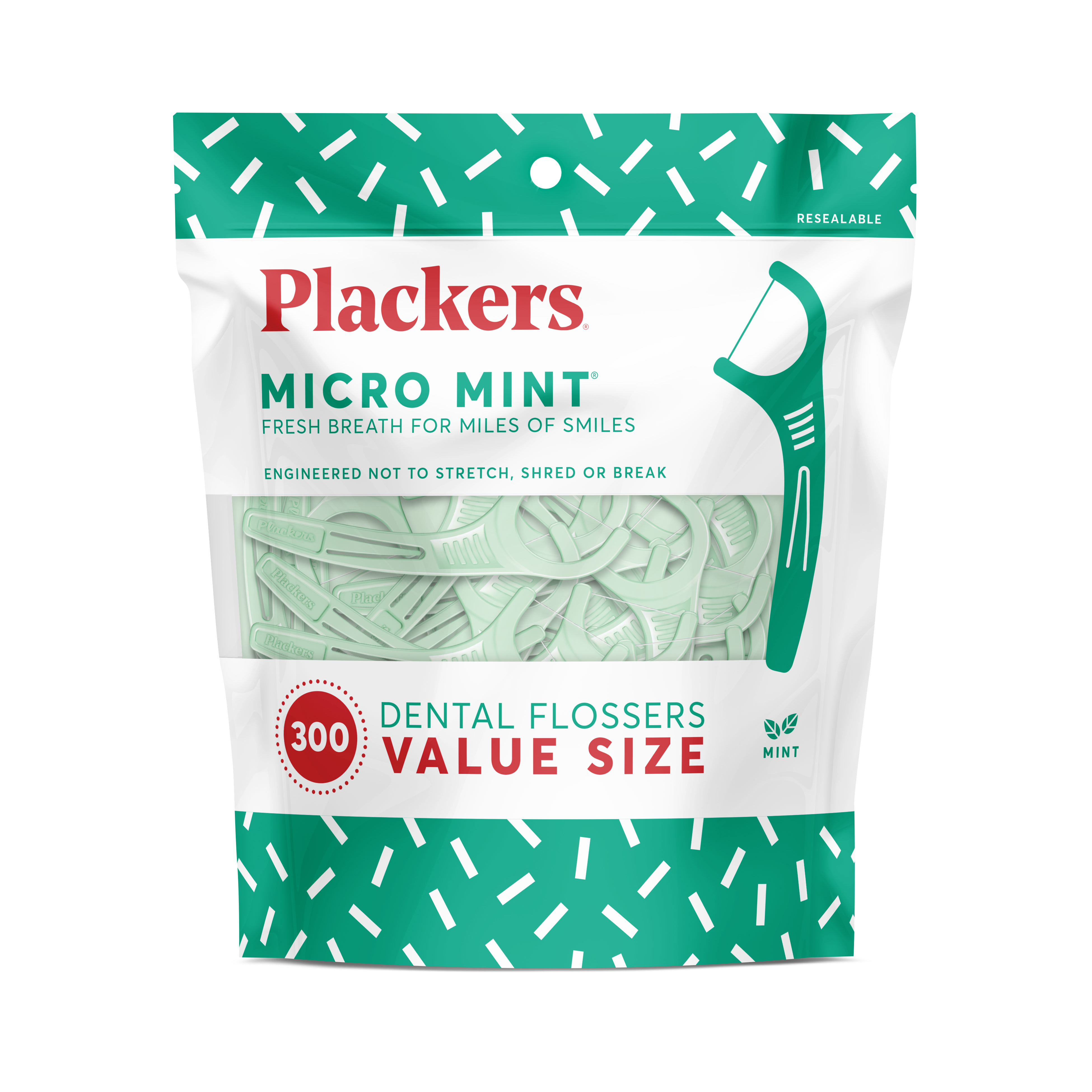 Plackers Micro Mint Dental Floss Picks, 300 Count - 2 Pack Visit the Plackers Store