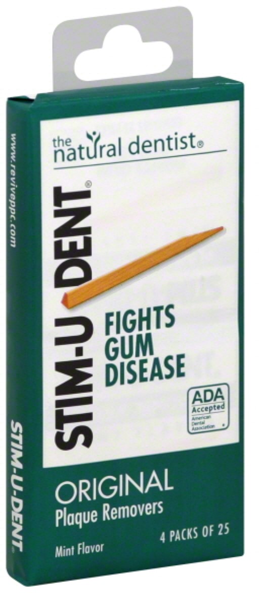 Stim-U-Dent Plaque Removers Mint 100 Each (Pack of 2) Stim-U-Dent