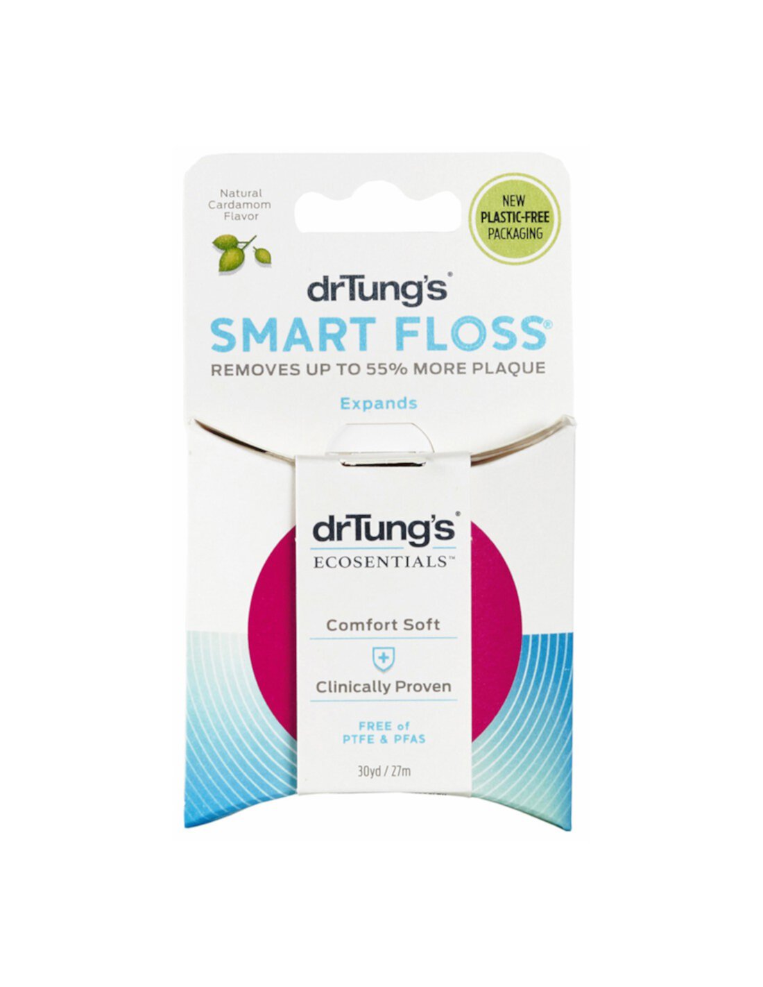 Dr. Tung's Smart Floss, 30 Yds, Natural Cardamom Flavor 1 Ea Colors May Vary 3pk Dr. Tung's