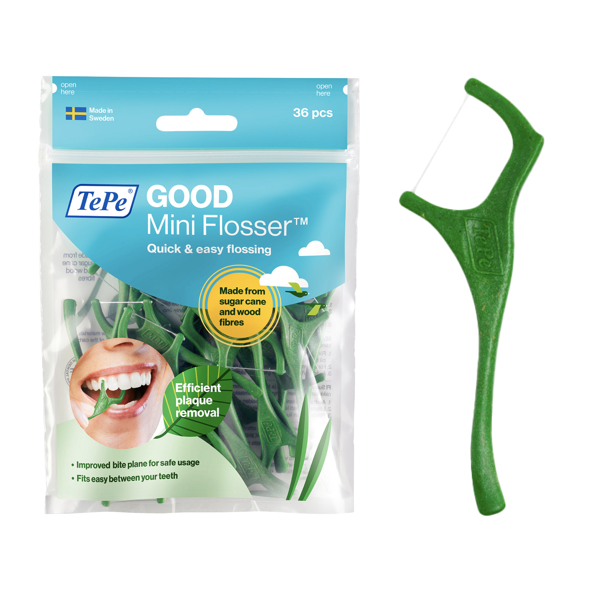 TEPE Good Mini Flosser™ Dental Floss - 36 Pack TEPE