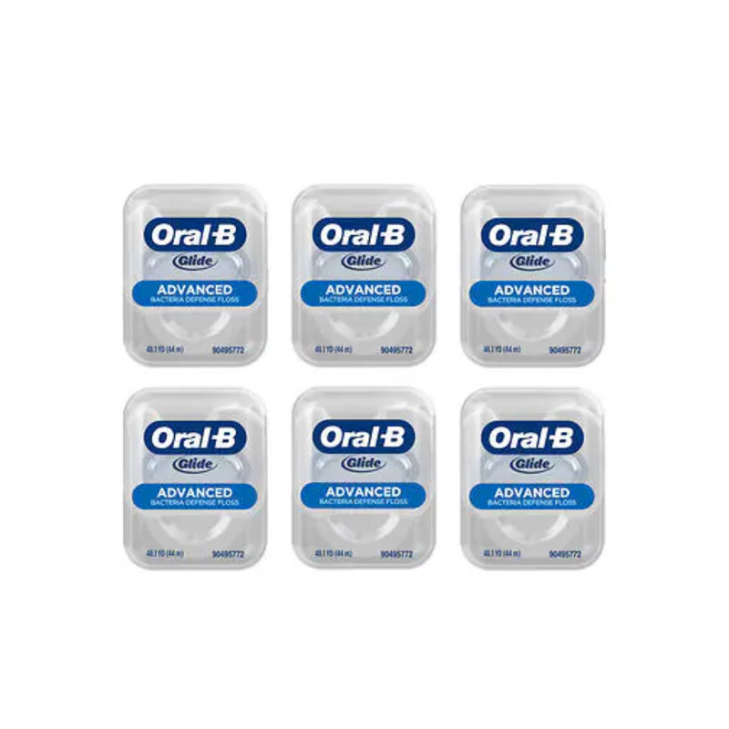 Oral B Glide Advanced Multi Protection Dental Floss Clean Mint - 6 Pack Oral-B