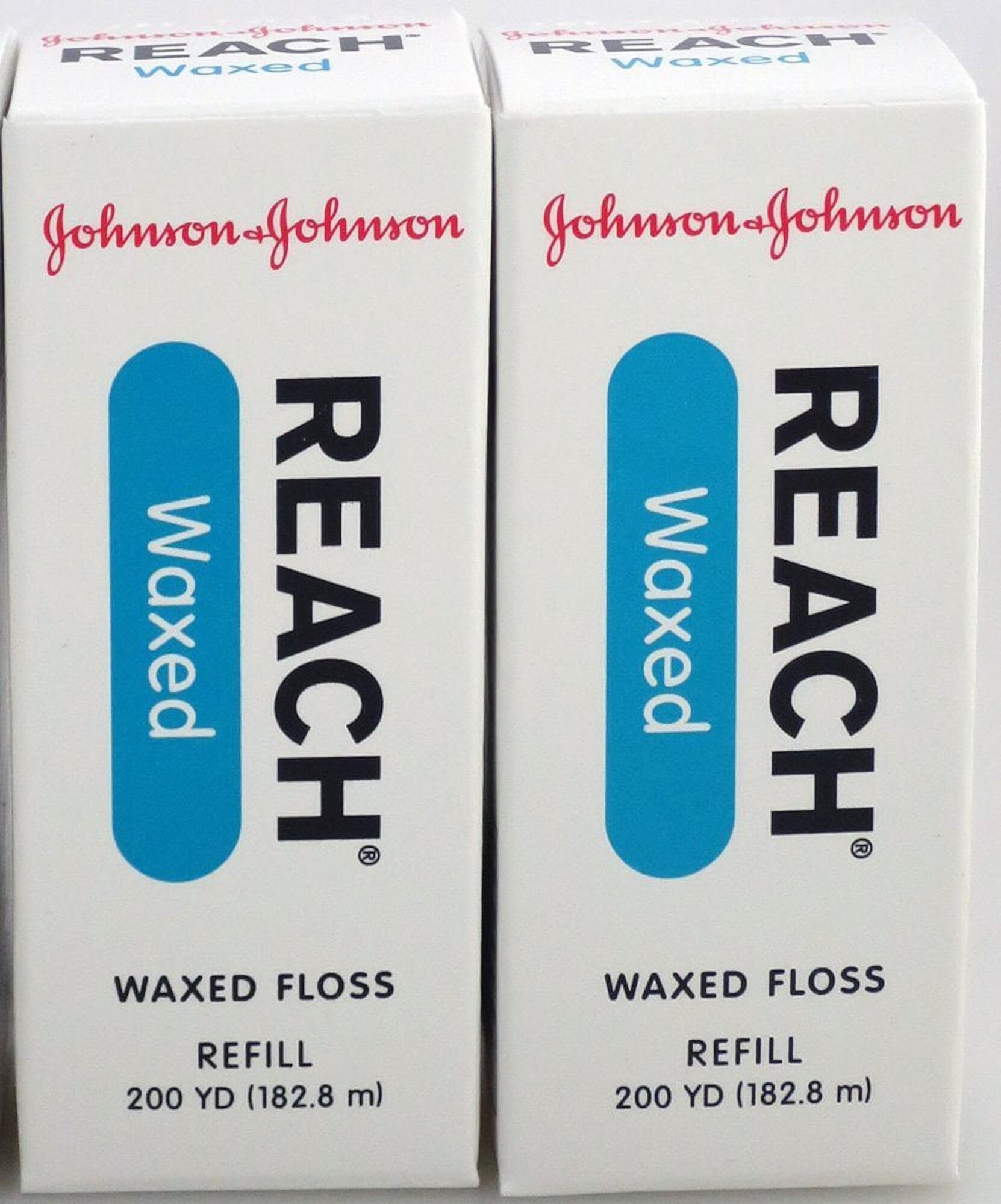 J&J Floss Refill 200 Yd. - Waxed (2 Pack) Dispenser is not included JOHNSON & JOHNSON