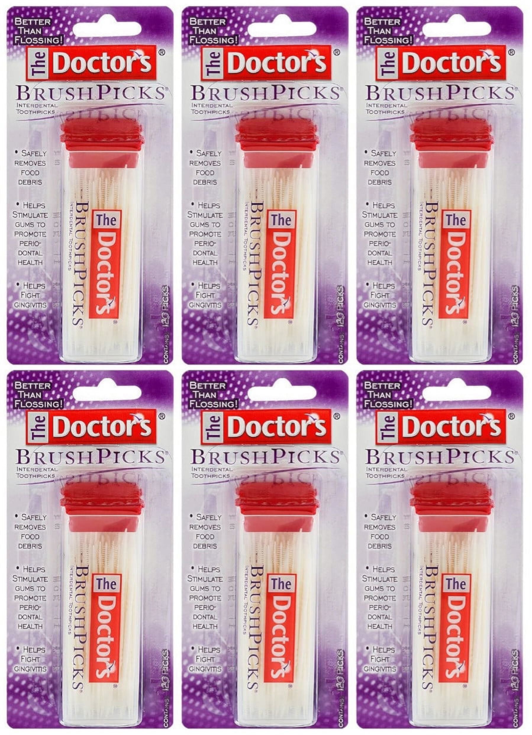 The Doctor's BrushPicks 120 Each (Pack of 6) The Doctor's