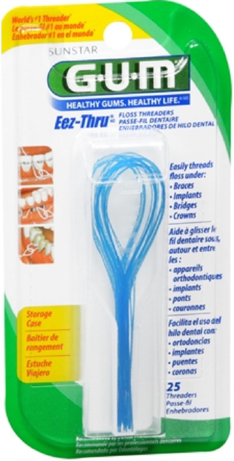 GUM Eez-Thru Floss Threaders [840] 25 Each (Pack of 3) Visit the GUM Store