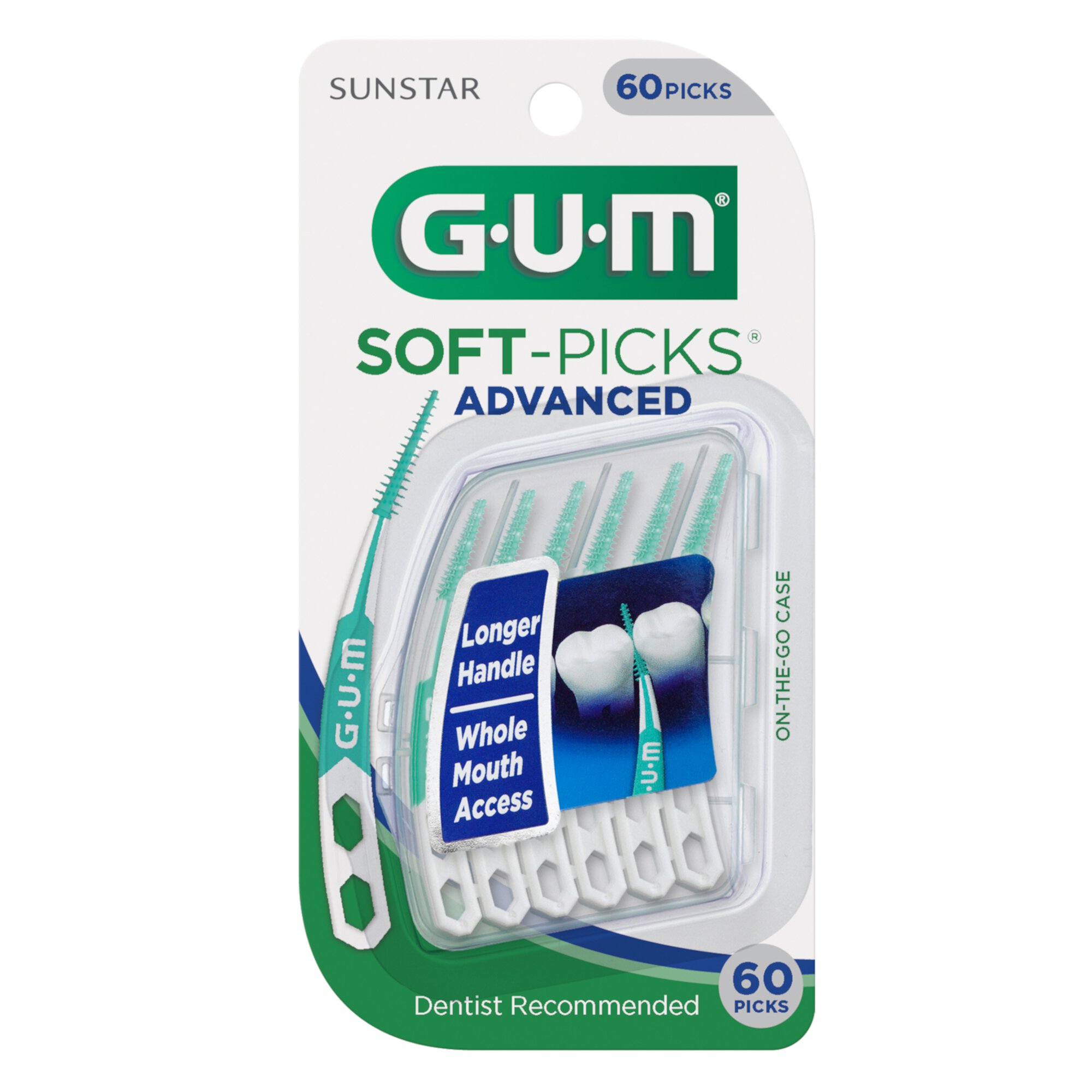 GUM Soft-Picks Advanced, Dentist Recommended  Dental Picks, 60 Count Visit the GUM Store