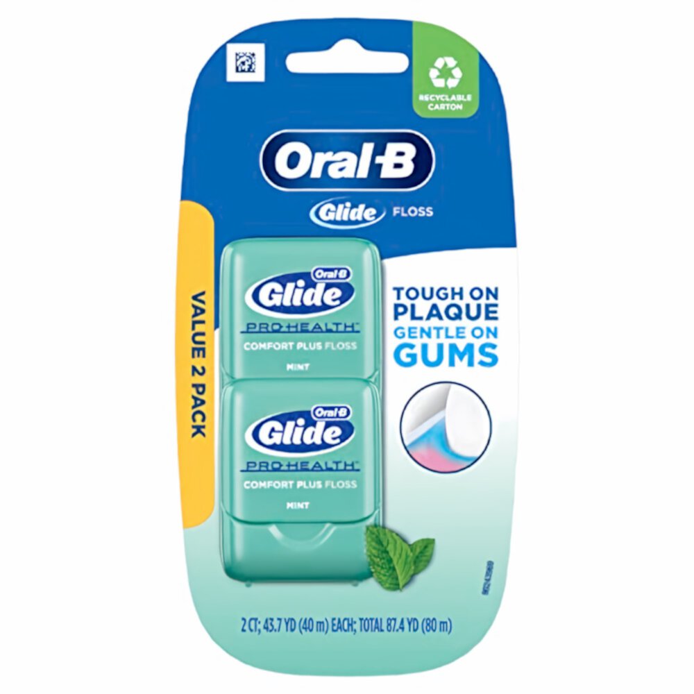 Crest Oral-B Glide Comfort Plus Floss Mint (Pack of 24) Crest