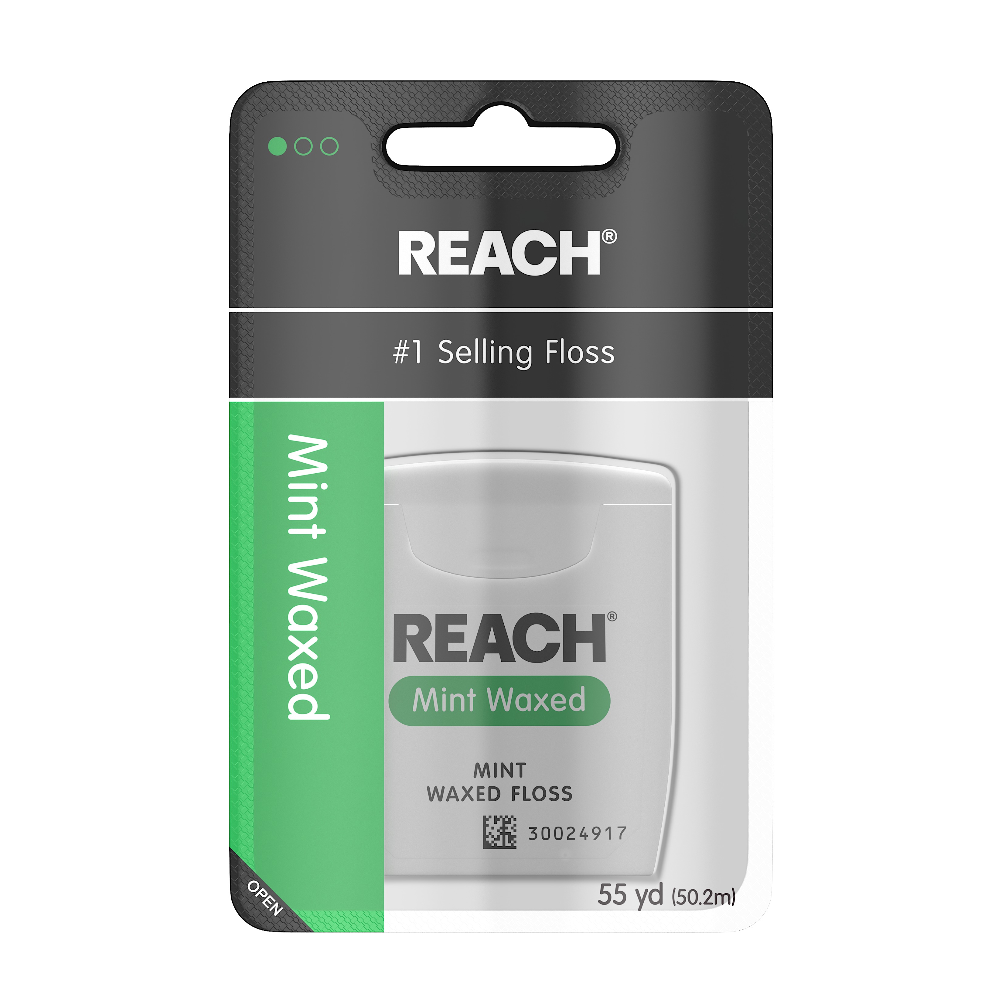 Reach Waxed Floss, Mint, 55 Yd Reach