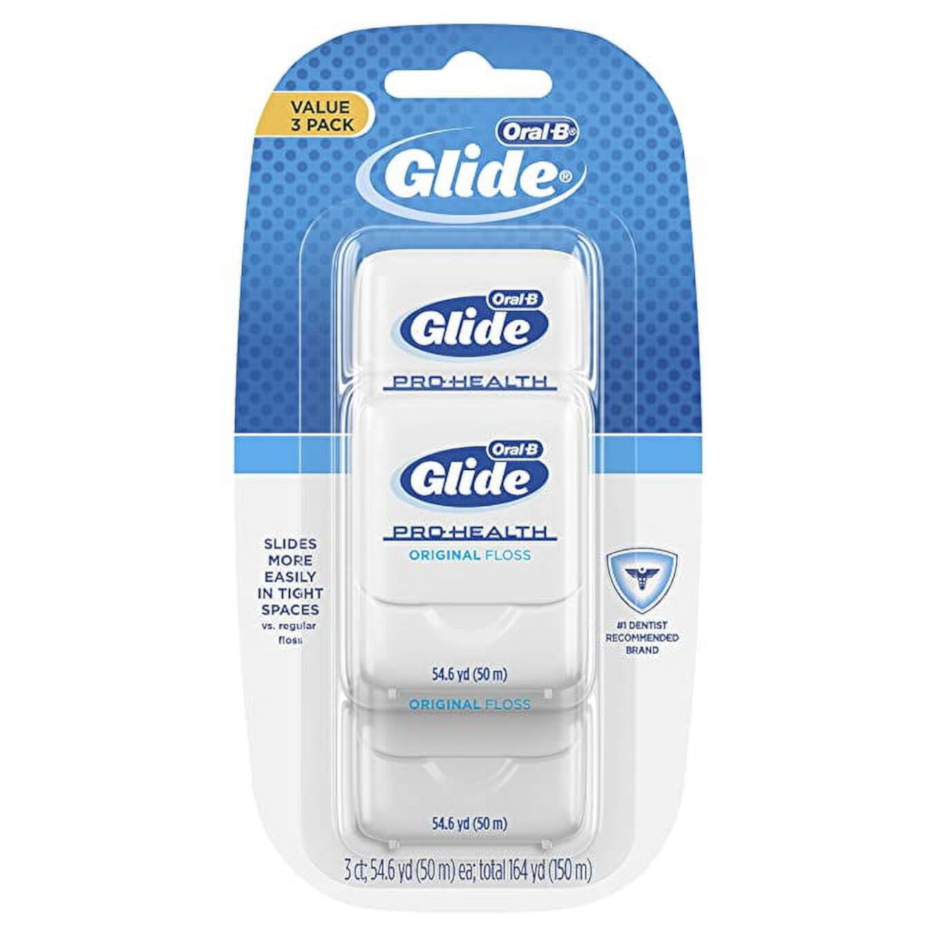 Oral-B Glide Pro-Health Floss, Original, 3 Ct Visit the Oral-B Store