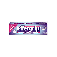 Effergrip Denture Adhesive Cream, Zinc Free Formula - 1.5 Oz, 3 Pack Effergrip