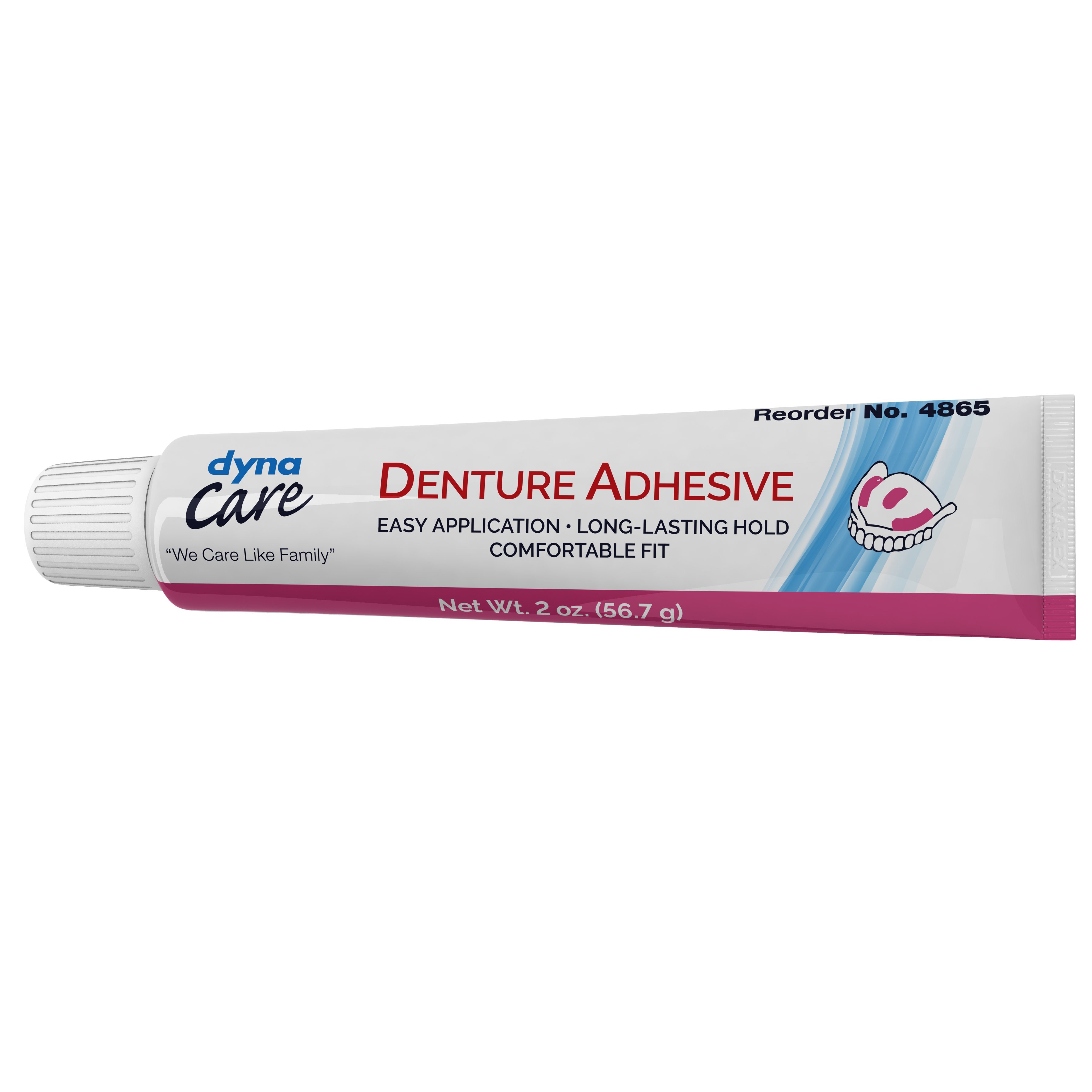 Dynarex Denture Adhesive 2 oz. Cream 4865 (72 Ct) Dynarex