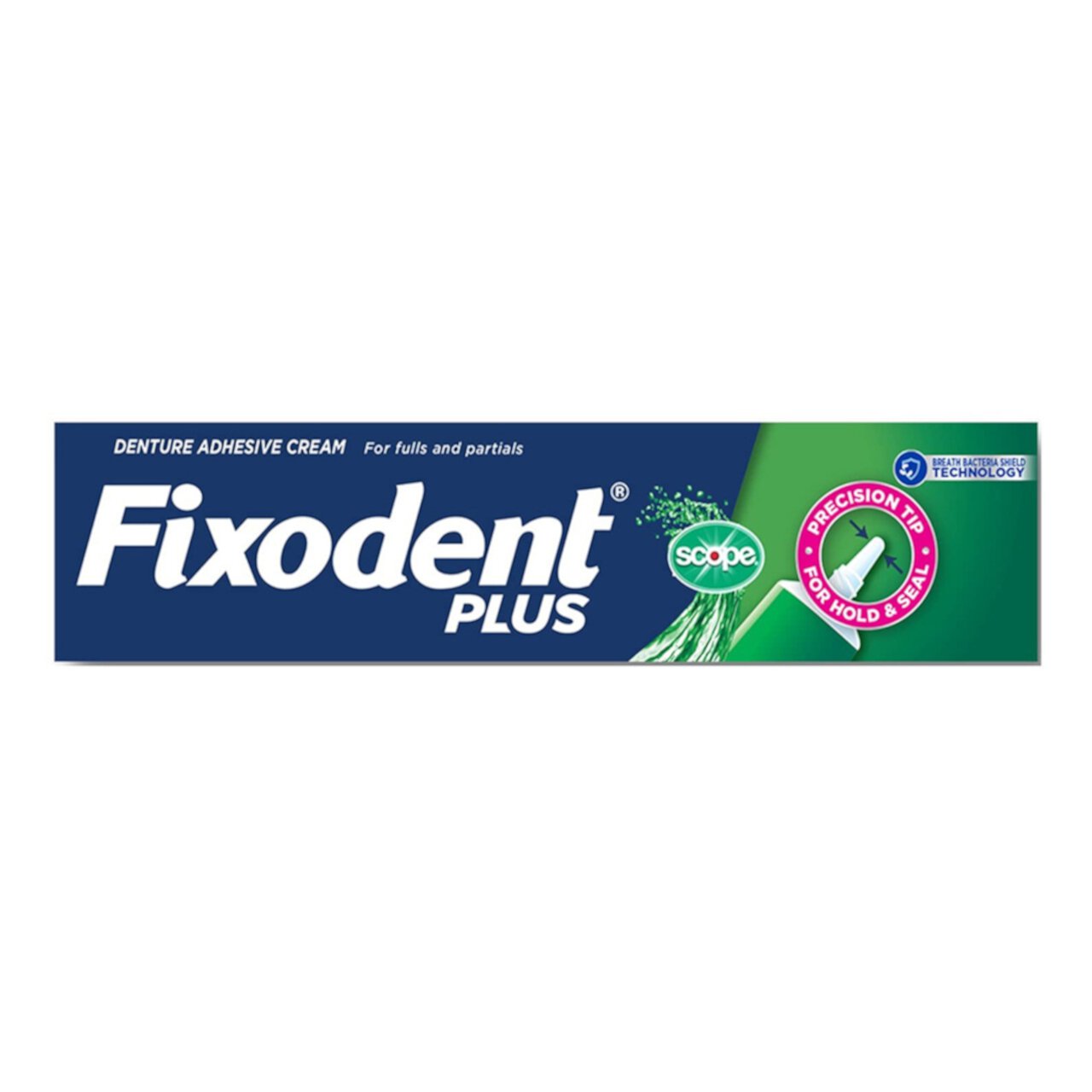 Fixodent Food Seal Plus Scope Denture Adhesive Cream, 2 Oz, 2 Pack Fixodent