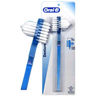 Oral-B Denture Dual Head Tooth Brush - 1 Ea, 2 Pack Visit the Oral-B Store