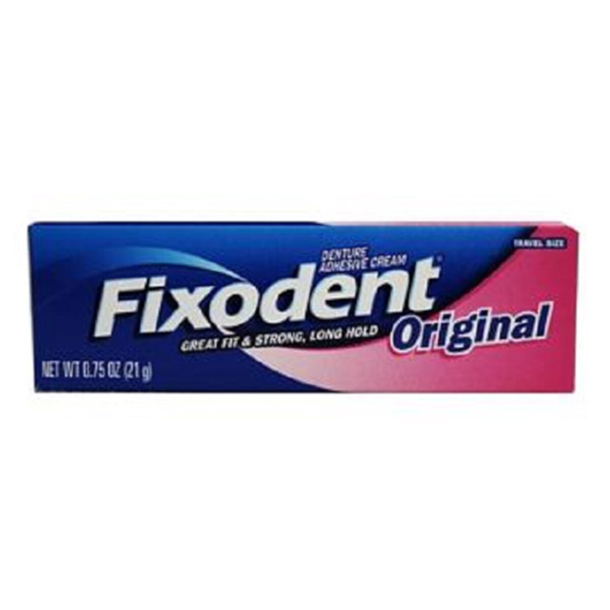 Fixodent, Denture Adhesive Cream Original, Count 1 - Toothache & Mouth Remedy / Grab Varieties & Flavors Fixodent