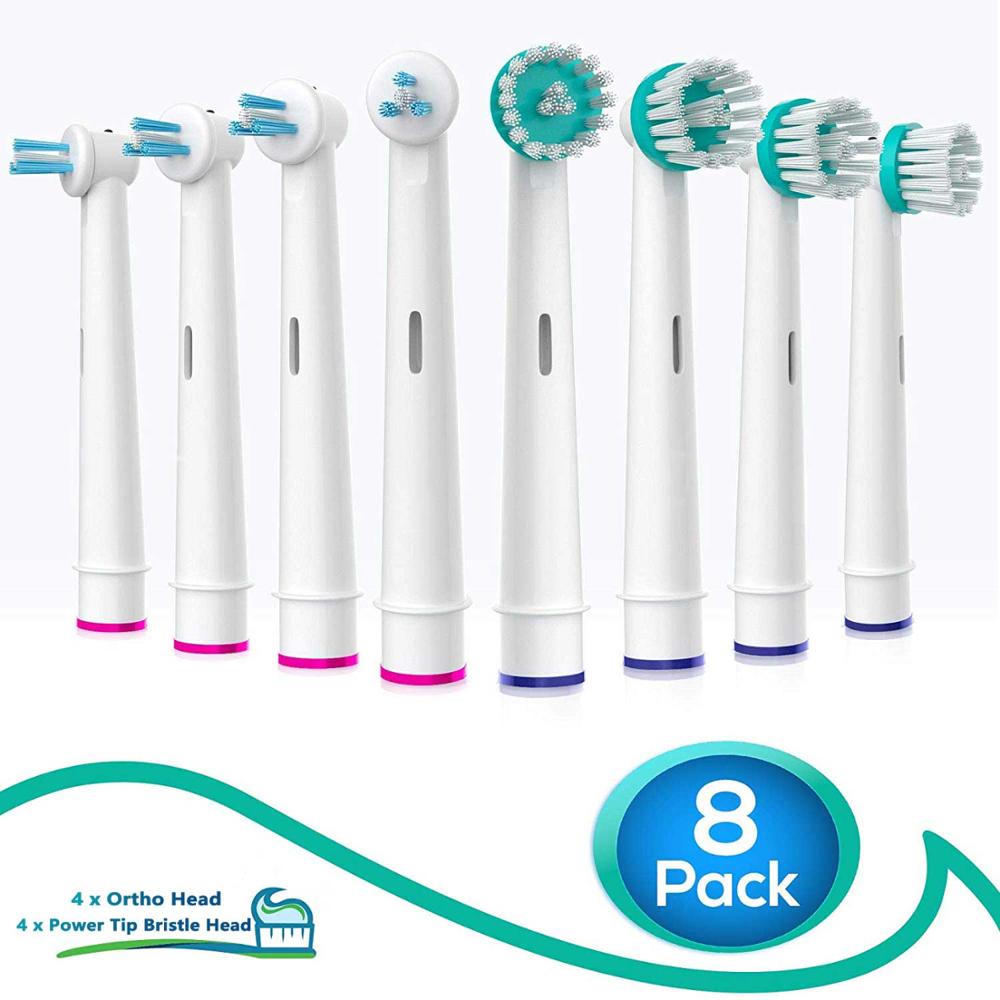 Oral-B Interproximal Clean Replacement Brush Heads compatible with Oral-B Professional Ortho Orthodontic Electric Toothbrush Heads Toothbrush Head