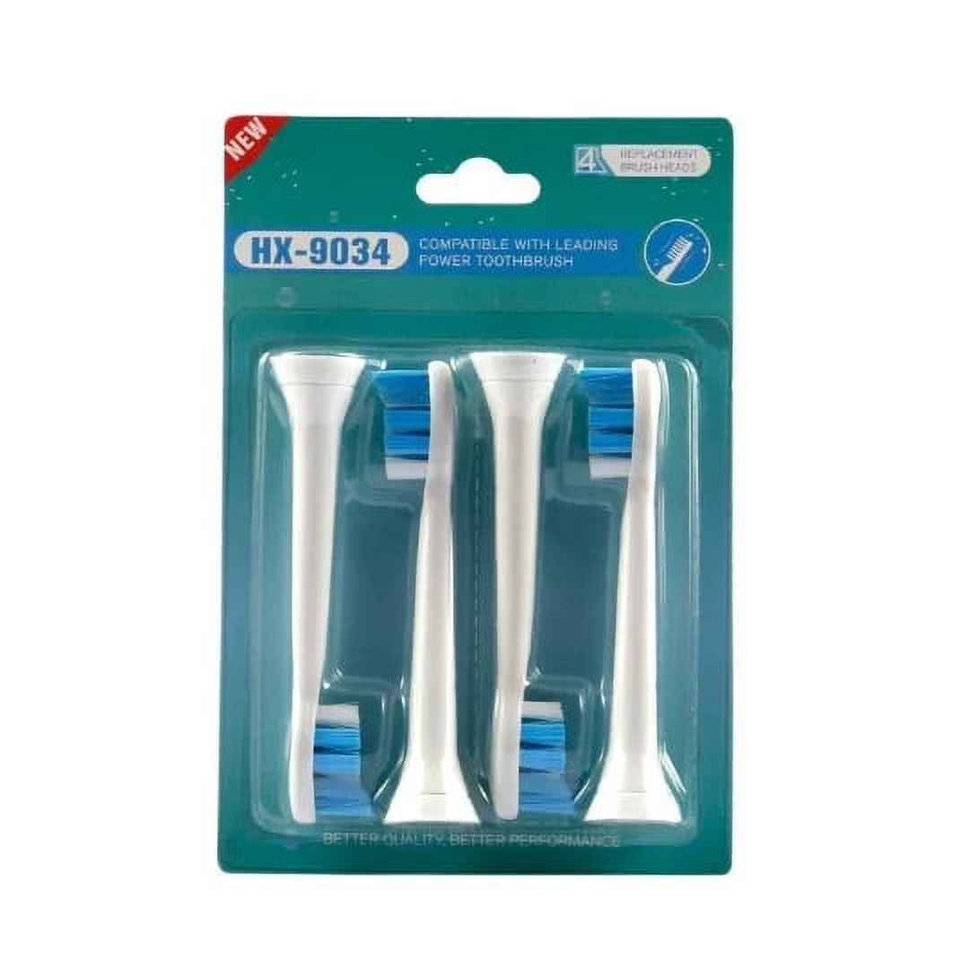 Oral Basics Replacement Brush Heads for Sonicare Electric Toothbrush, Optimal Gum Care, HX-9034 (4 Pack) Oral Basics