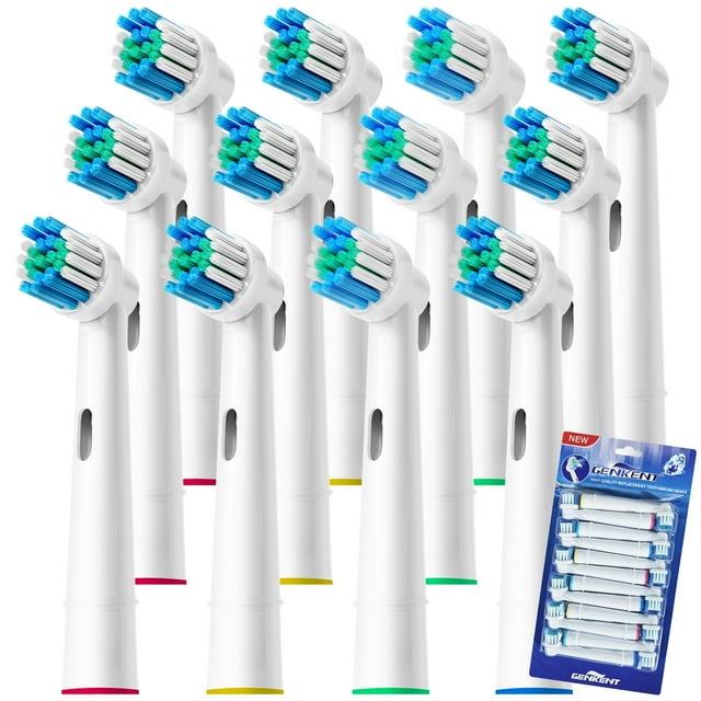 GENKENT Replacement Brush Heads Compatible with Oral B Toothbrush, Electric Toothbrush Heads for Oral B Replacement Heads Refill, 8 Pack GENKENT