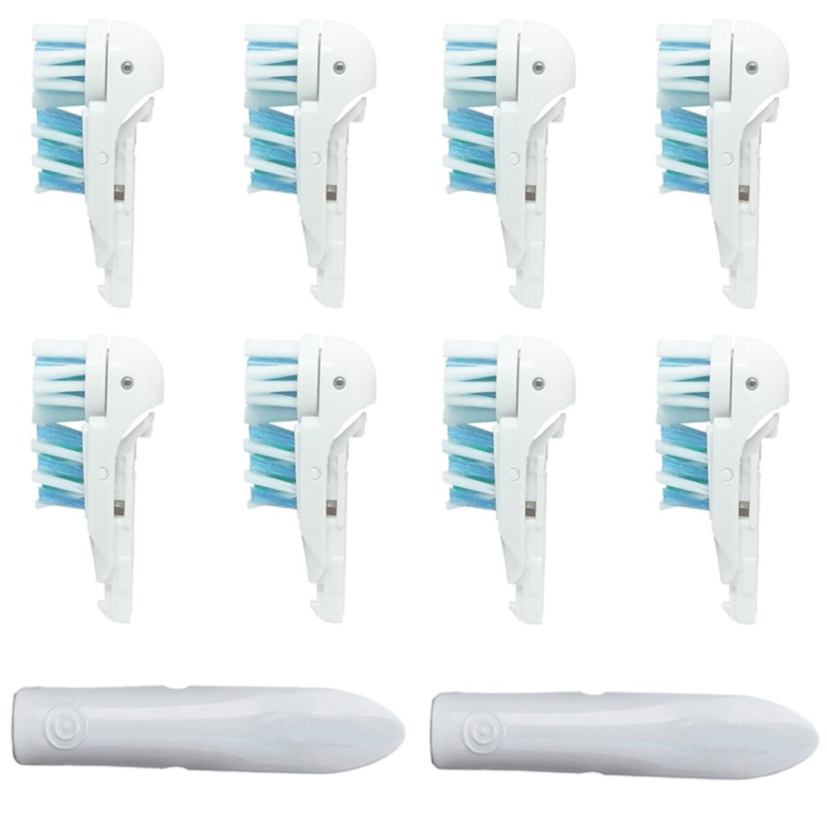 Sensitive Replacement Toothbrush Heads Compatible with Oral-B Cross Action Power 3733 4732,Rotating Powerhead and Crisscross Bristles,White Othanary