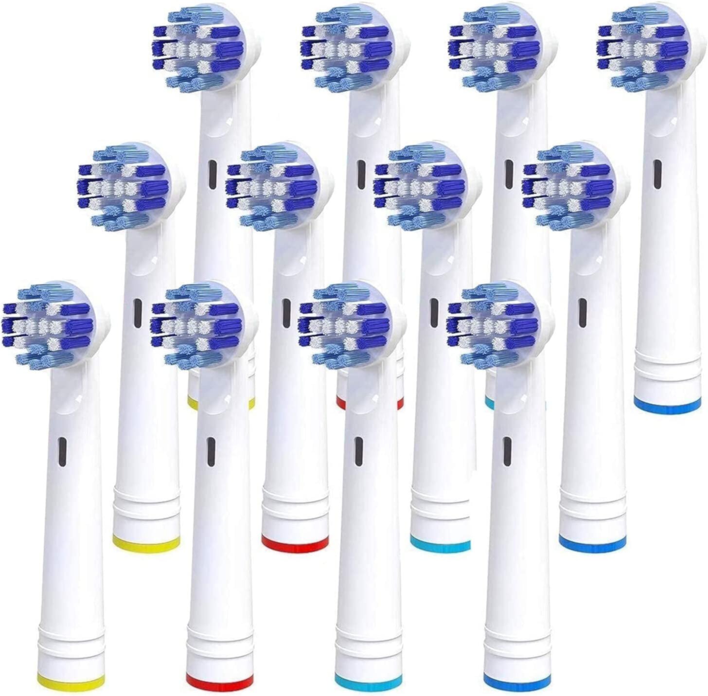 Replacement Toothbrush Heads Compatible with Oral B Braun- Pack of 12 Professional Electric Toothbrush Heads- Precision Refills for Oral-b 7000, Clean, OralB Pro 1000, 9600, 500, 3000, 8000, Plus Alayna