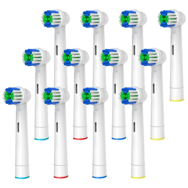 GENKENT 12 Pcs Replacement Toothbrush Heads, Professional Electric Toothbrush Heads Brush Heads Compatible Braun Oral b GENKENT