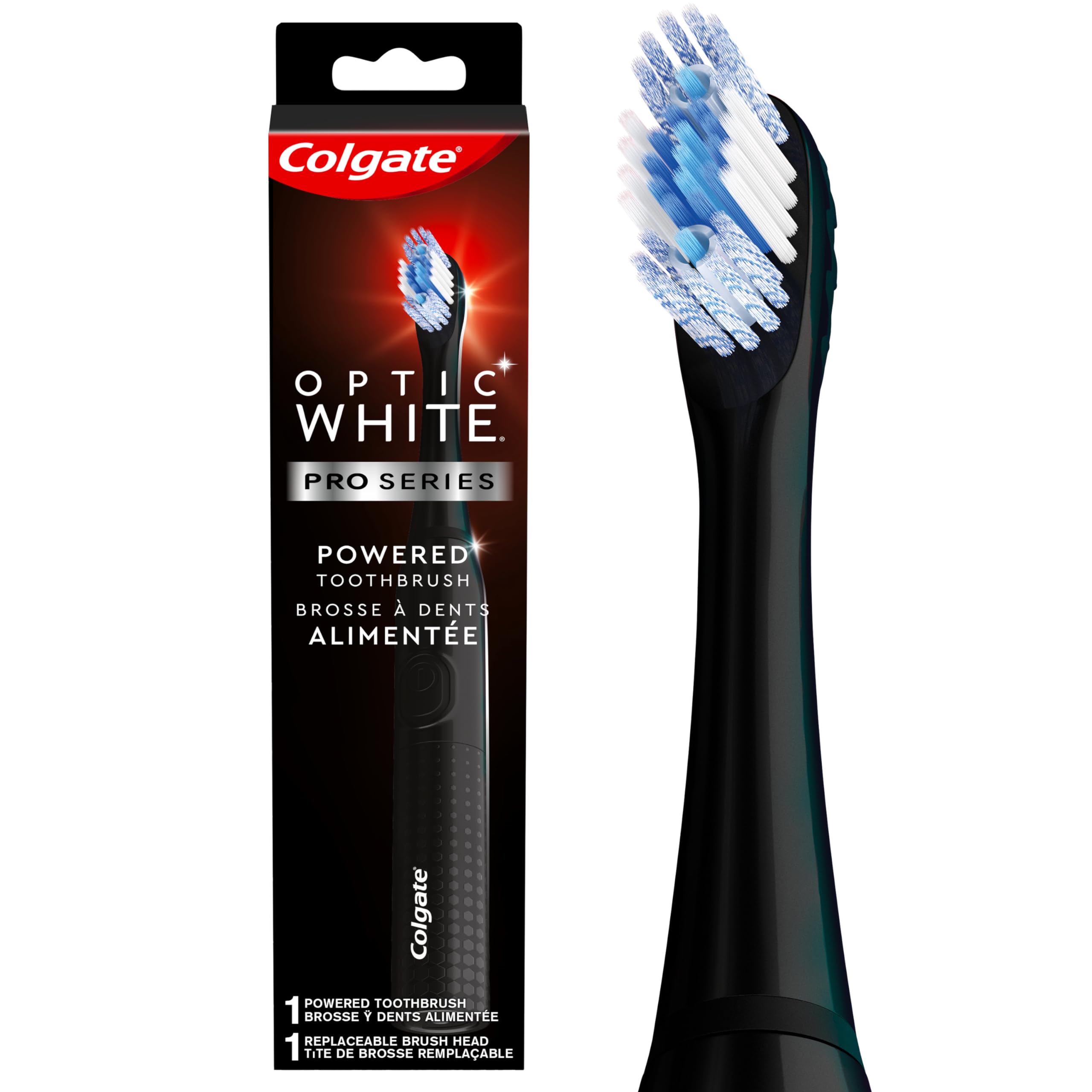 Colgate 360 Optic Whte Pro-Series Battery Toothbrush. Visit the Colgate Store