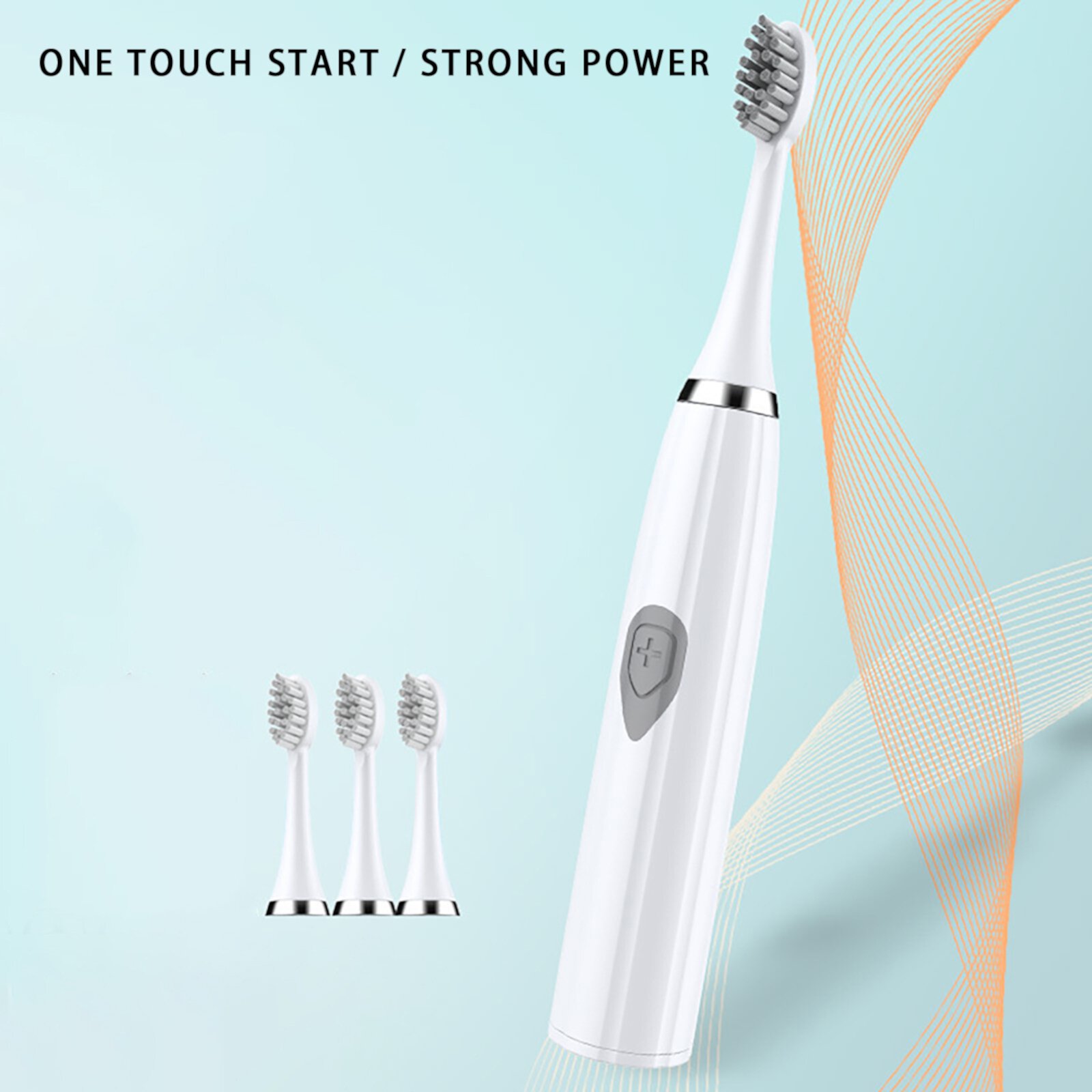 JINCBY Clearance,Electric Toothbrush Toothbrush IPX7 Electric Toothbrush With 3 Brush Heads Gift for Women JINCBY