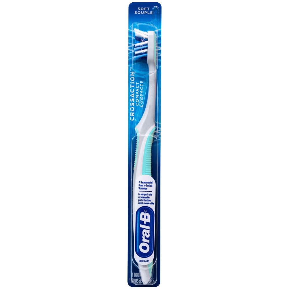 Oral-B CrossAction Compact Toothbrush, 23 Soft (Colors Vary) - 1 Count Visit the Oral-B Store