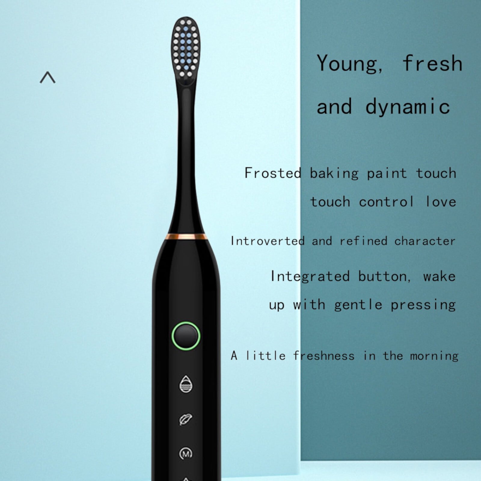 SDJMa Sonic Electric Toothbrush with 4 Brush Heads for Adults, 6 Modes, 2 Minutes Smart Timer, USB Fast Charge, Rechargeable Electric Toothbrushes. (White) SDJMA